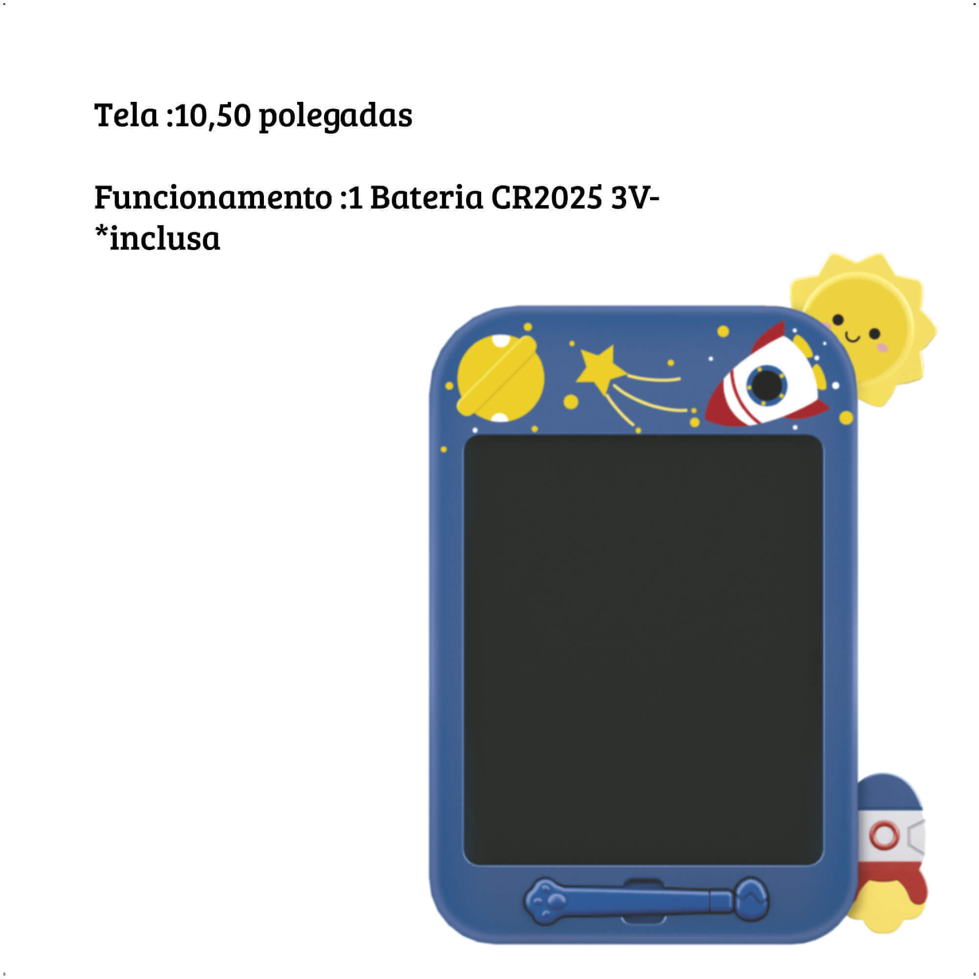 VAR Lousinha Mágica com Caneta Fenix LCD 10,5” Polegadas Fenix (Escolha o Modelo) Modelo:Espaço