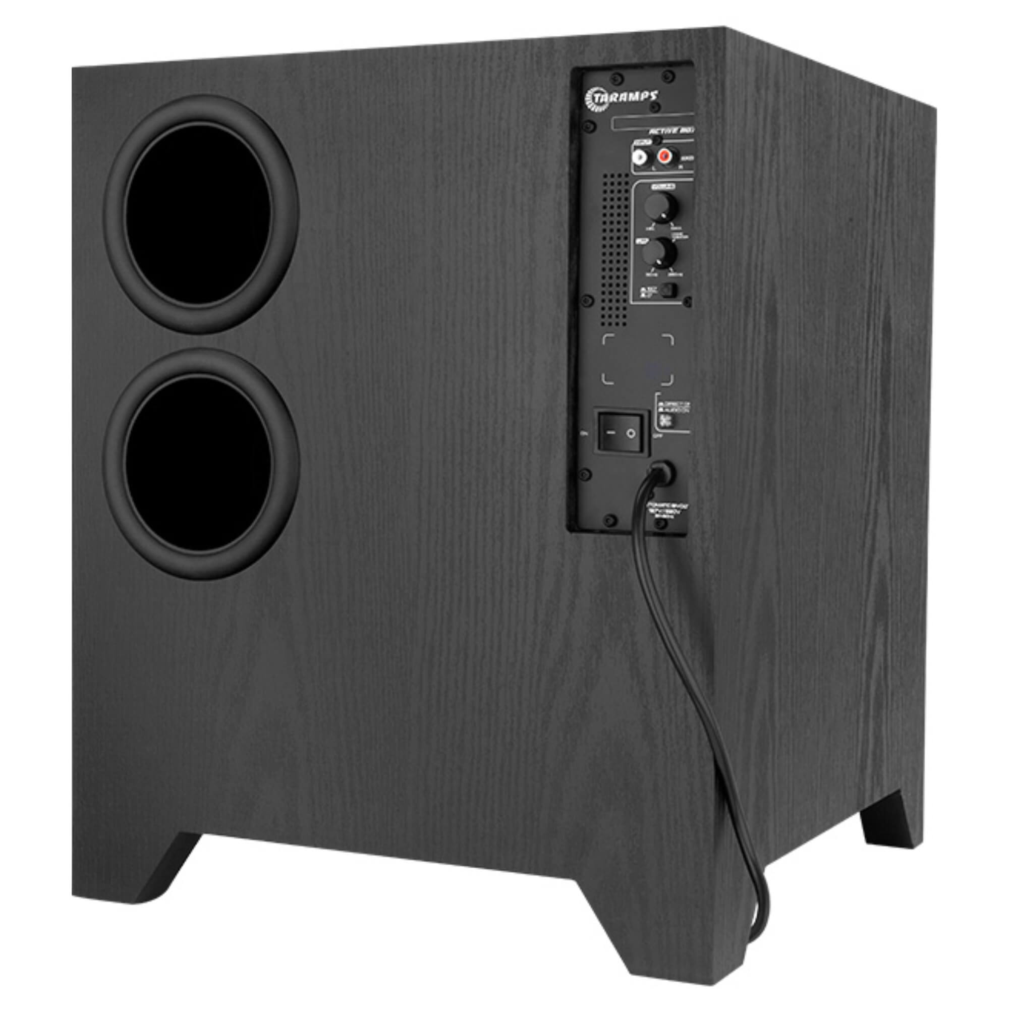 Subwoofer Ativo Down-Firing Residencial 12" Tas812d 800 Watts Preto Taramps - 902440