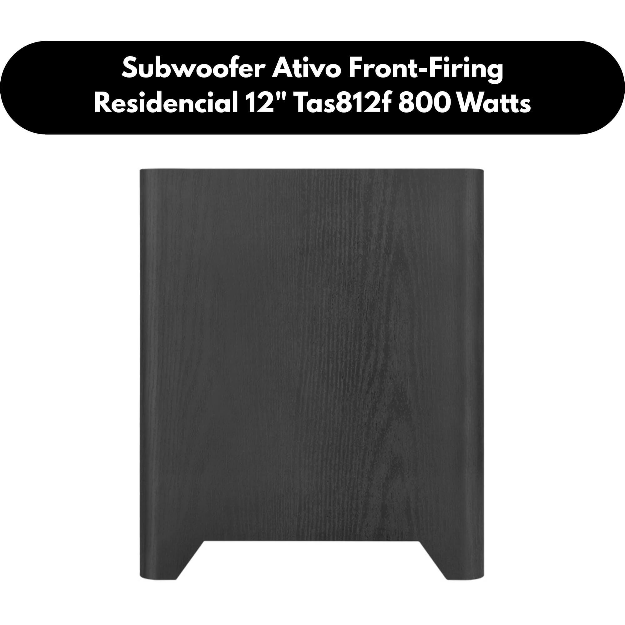 Subwoofer Ativo Front-Firing Residencial 12" Tas812f 800 Watts Taramps - 902441