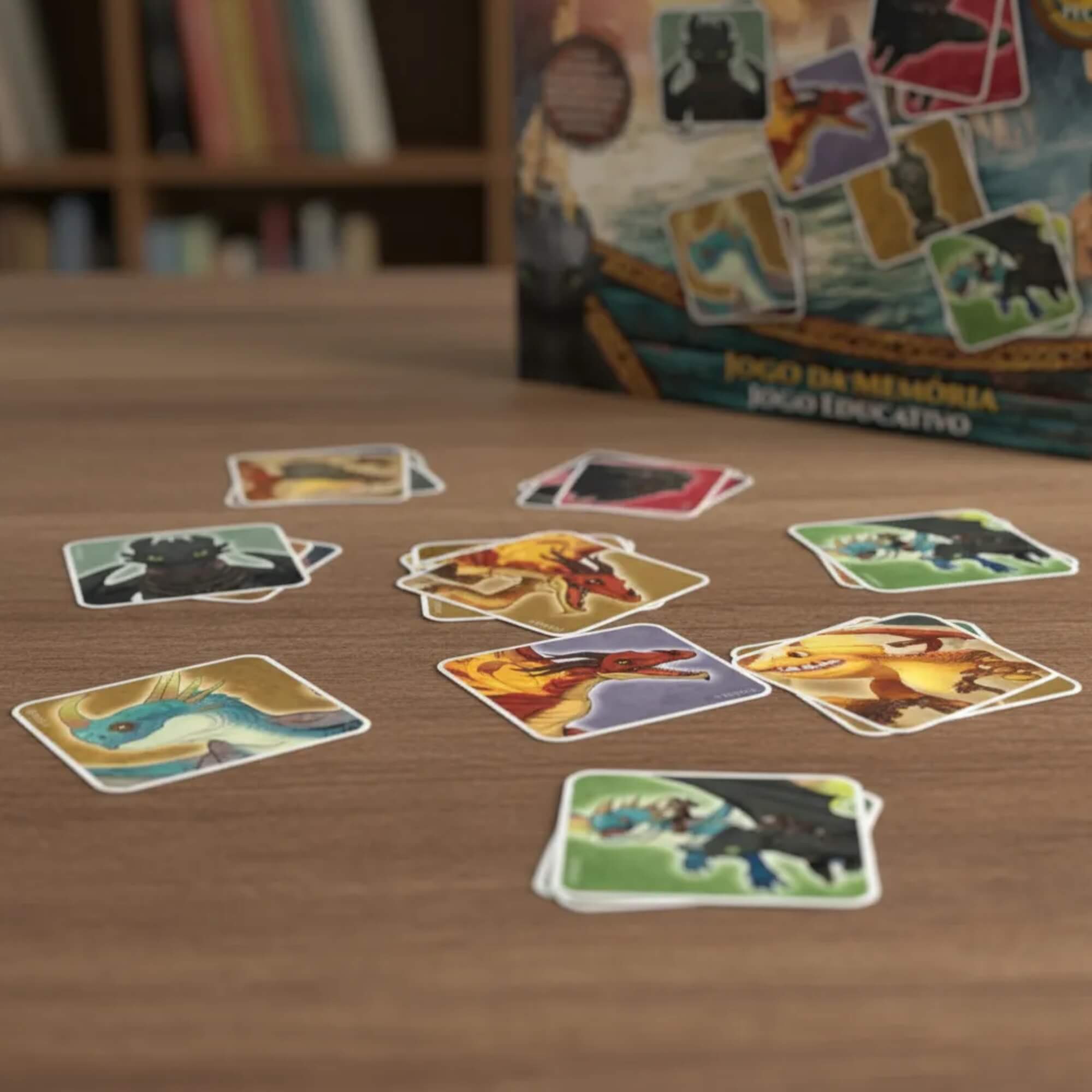 Jogo da Memória Como Treinar o seu Dragão 48 Peças Mimo Toys - 3012