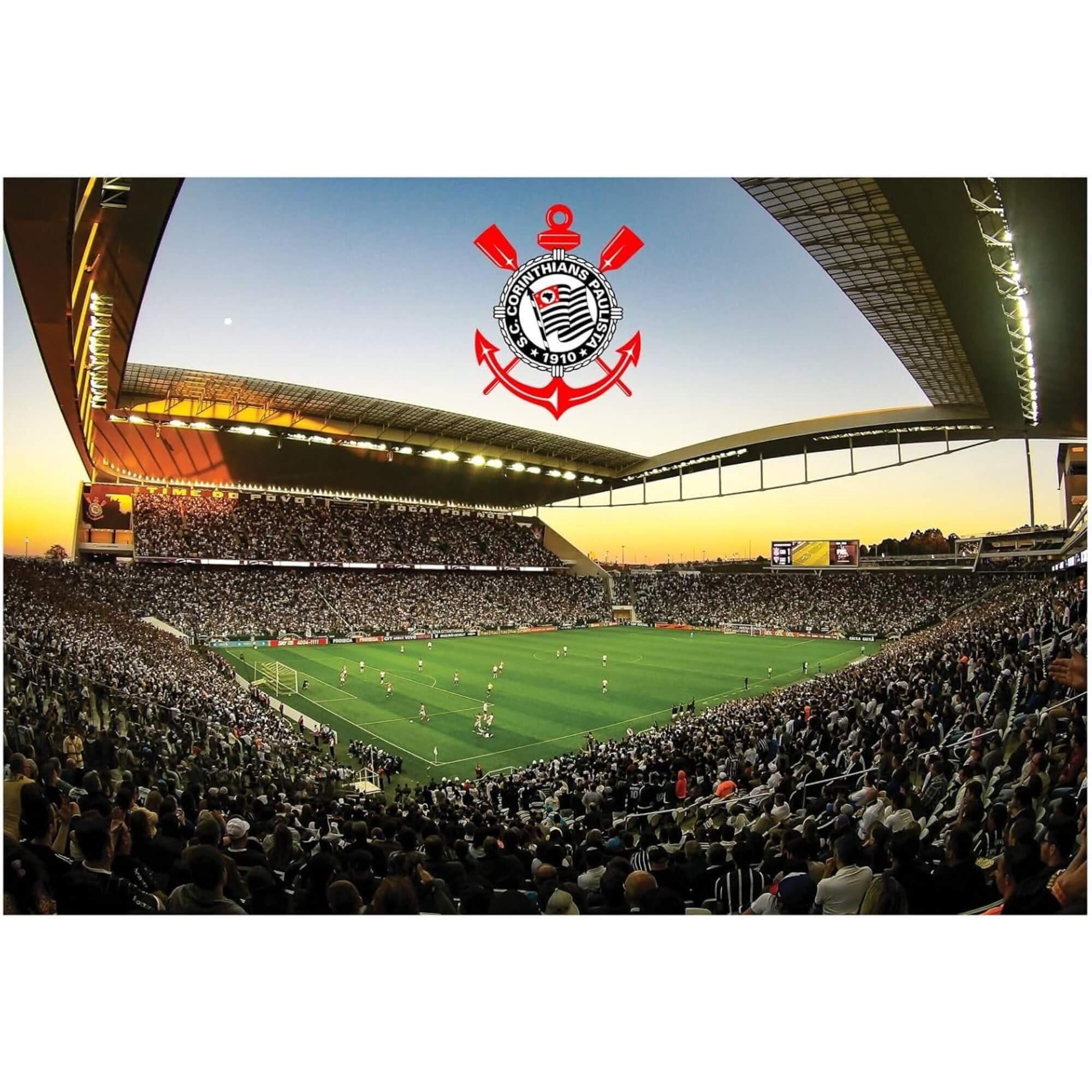 Quebra-Cabeça Arena Corinthians - A Casa do Povo 500 peças Mimo Toys - 2564