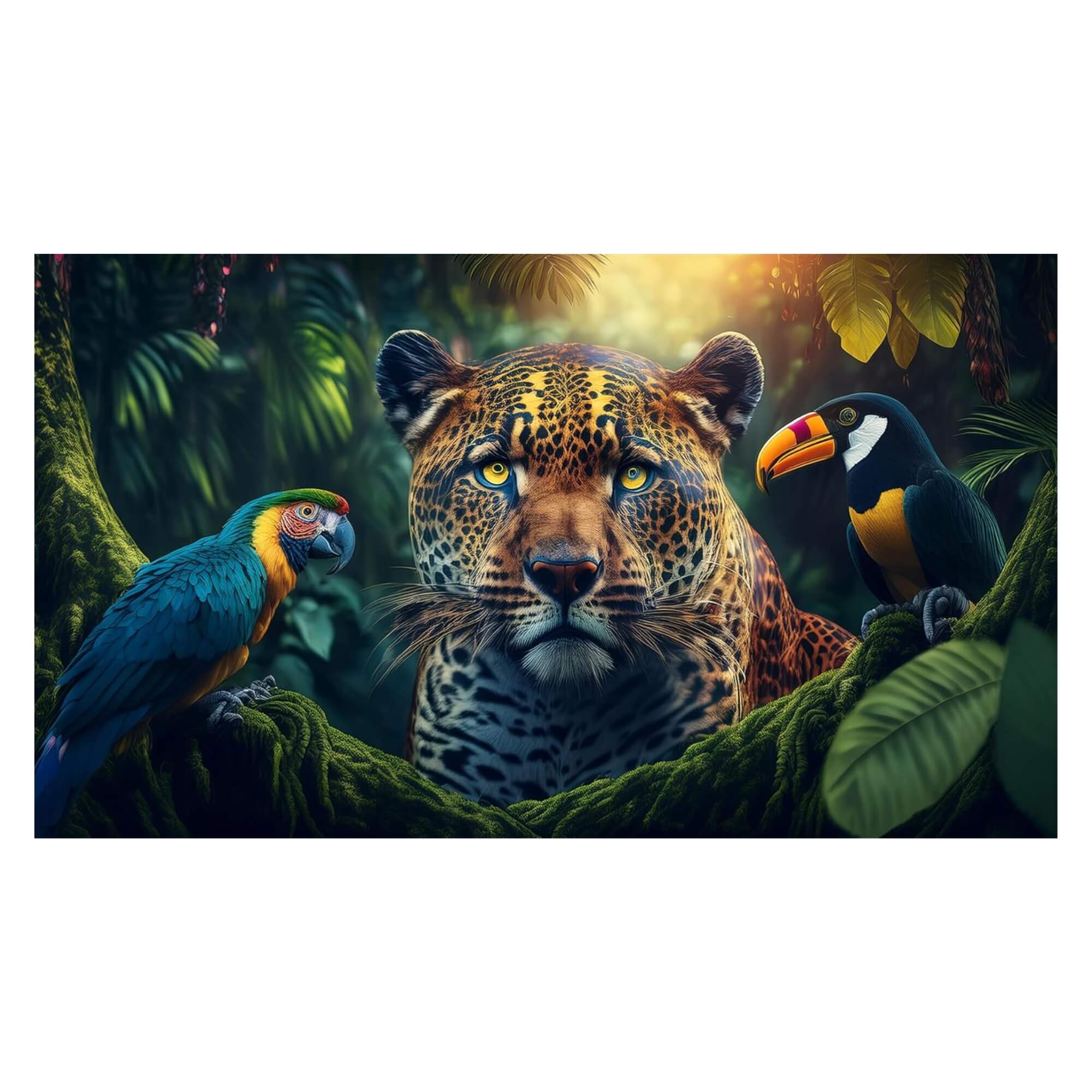 Quebra-cabeça Animais da Floresta Amazônica com 500 Peças Mimo Toys - 2630