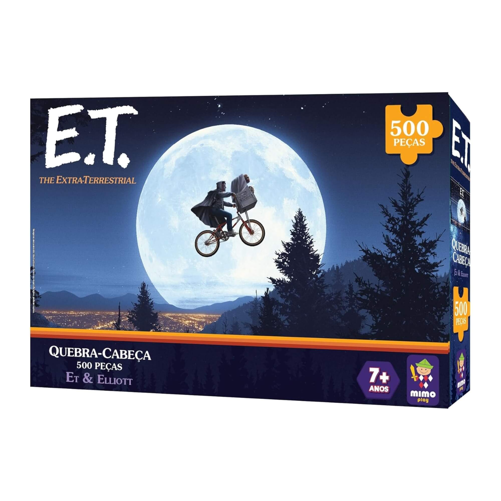 Quebra-Cabeça Filme E.T - O Extraterrestre 500 peças Mimo Toys - 3031