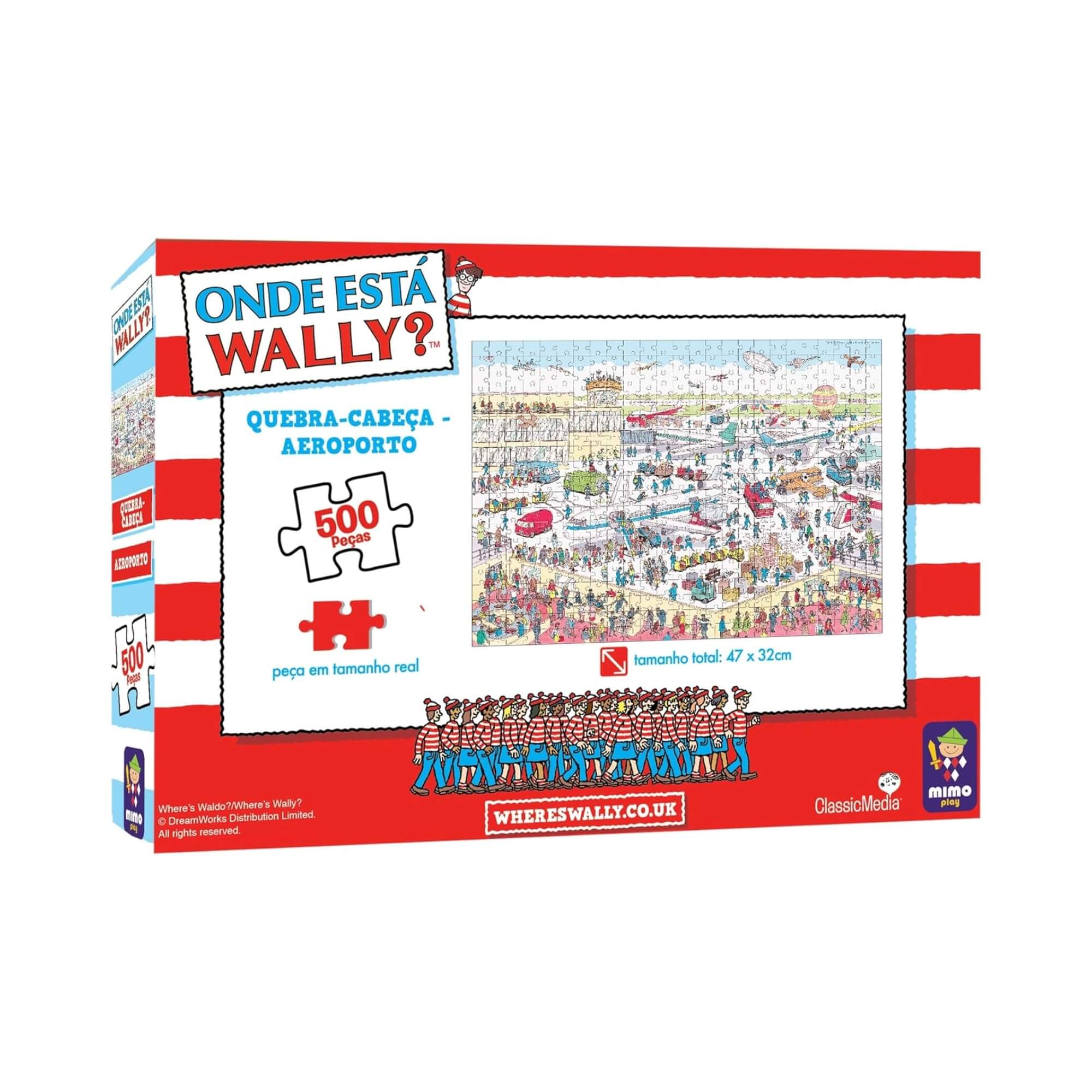 Quebra-Cabeça Onde Está Wally? 500 peças Mimo Toys - 3034
