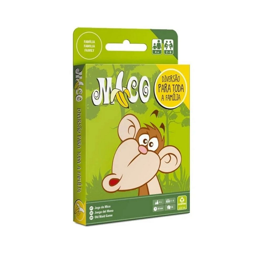 COMP Kit com 2 Unidades de Jogo do Mico Copag 55 Cartas cada 56x87mm (2 a 6 Jogadores)