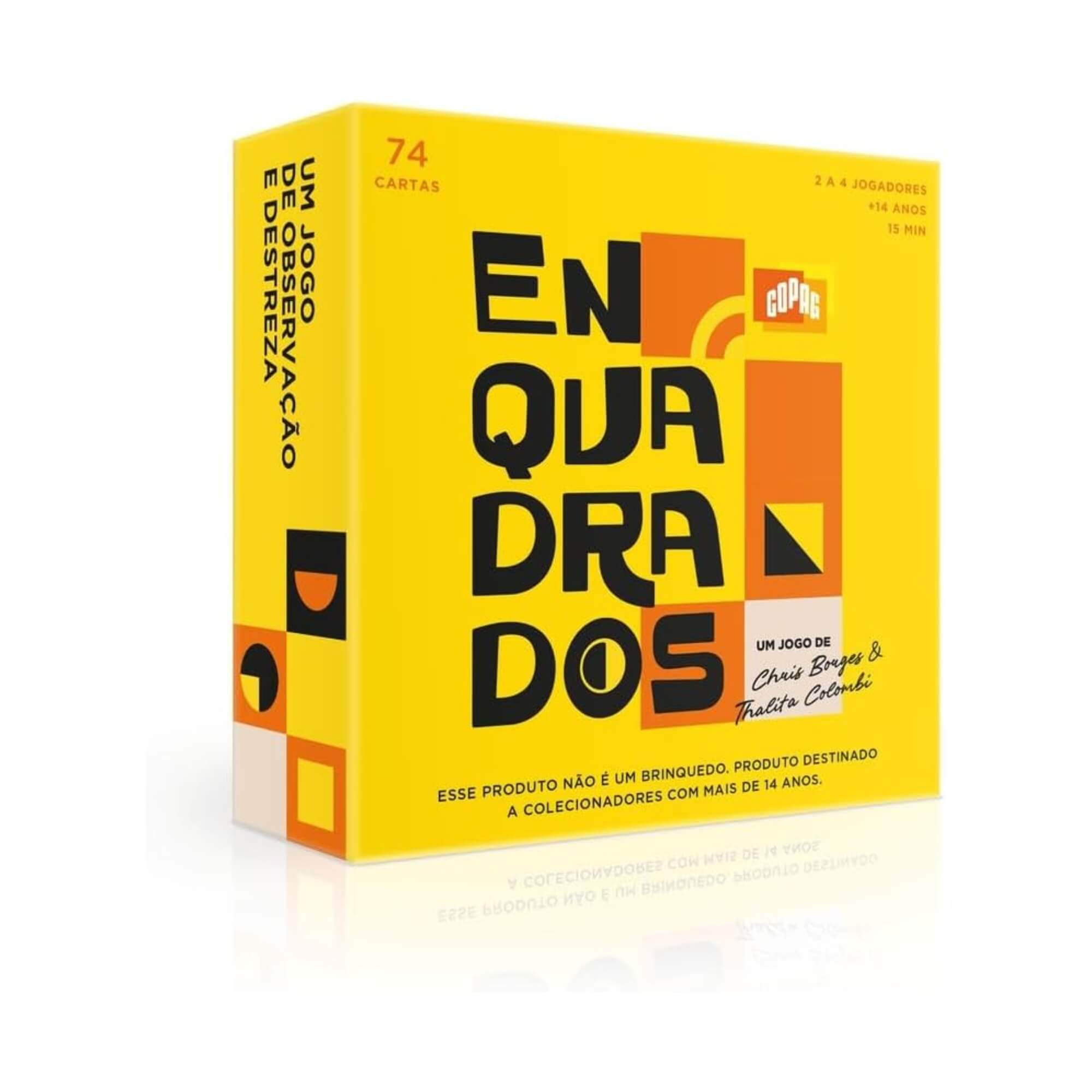 COMP Kit Noite de Jogos: Enquadrados com 74 Cartas + Jogo do Mico 55 Cartas (2 a 6 Jogadores)
