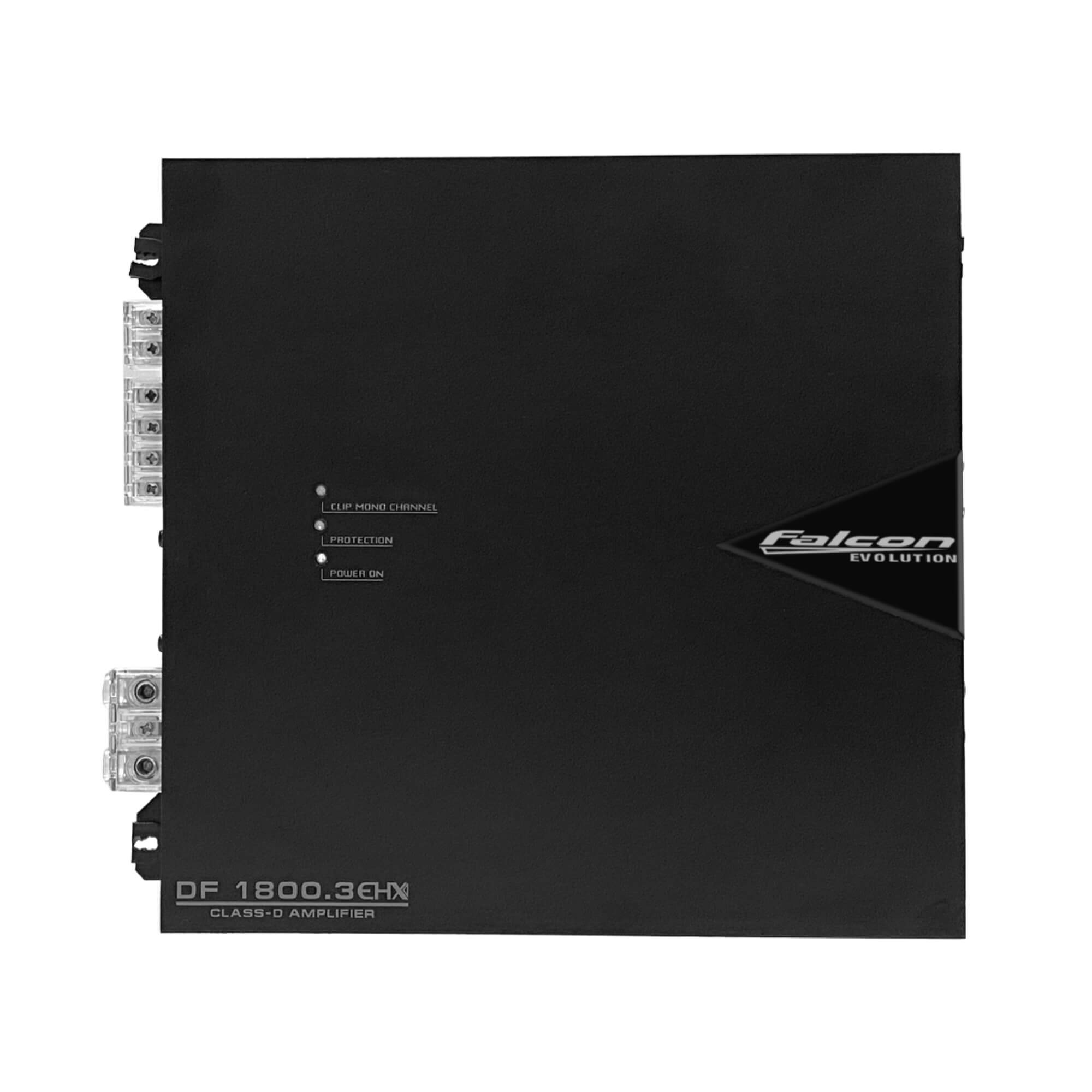 Módulo de Potência Preto 1800W Rms 3 Canais Entrada High/Low Falcon - DF18003EHX