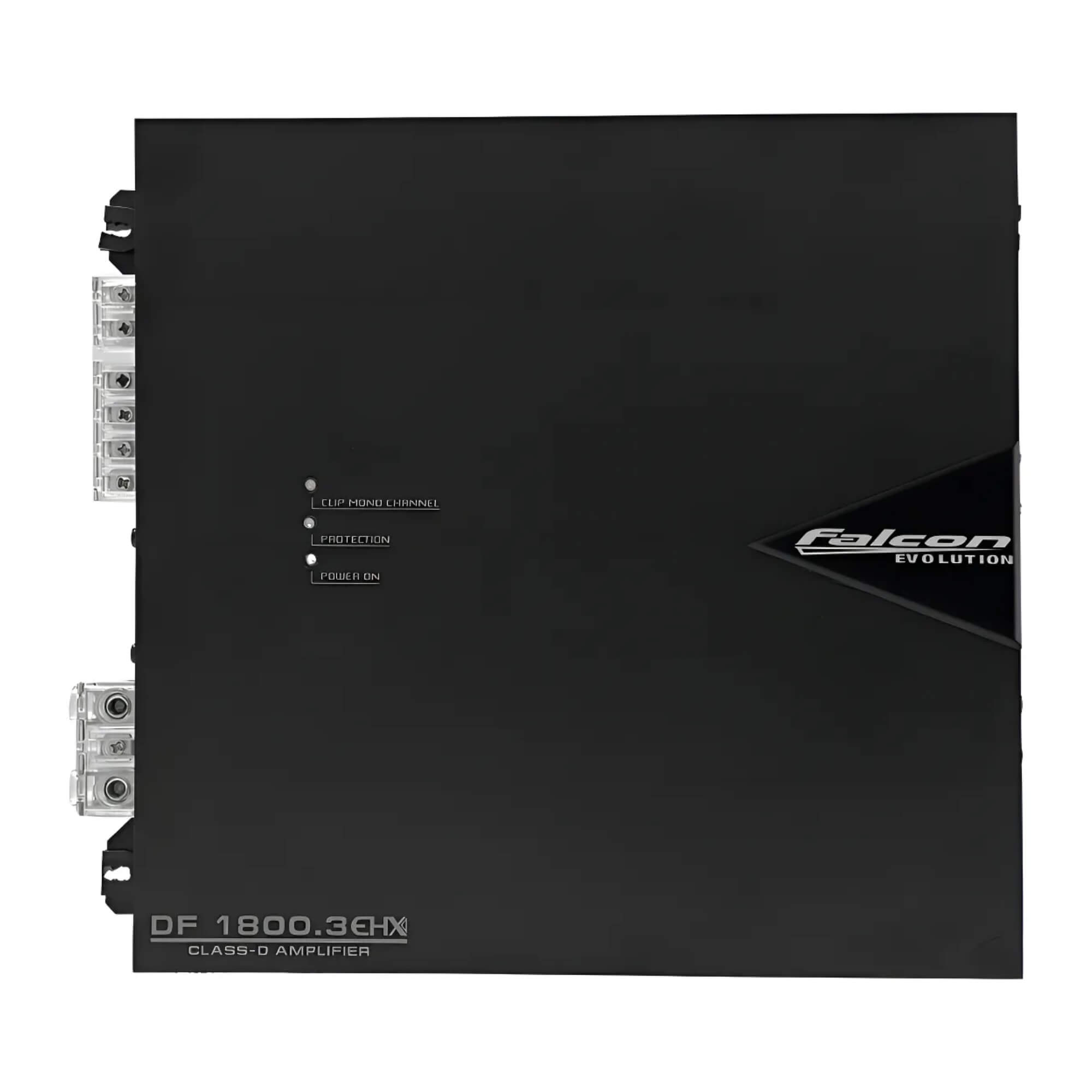 Módulo de Potência Preto 1800W Rms 3 Canais Entrada High/Low Falcon - DF18003EHX
