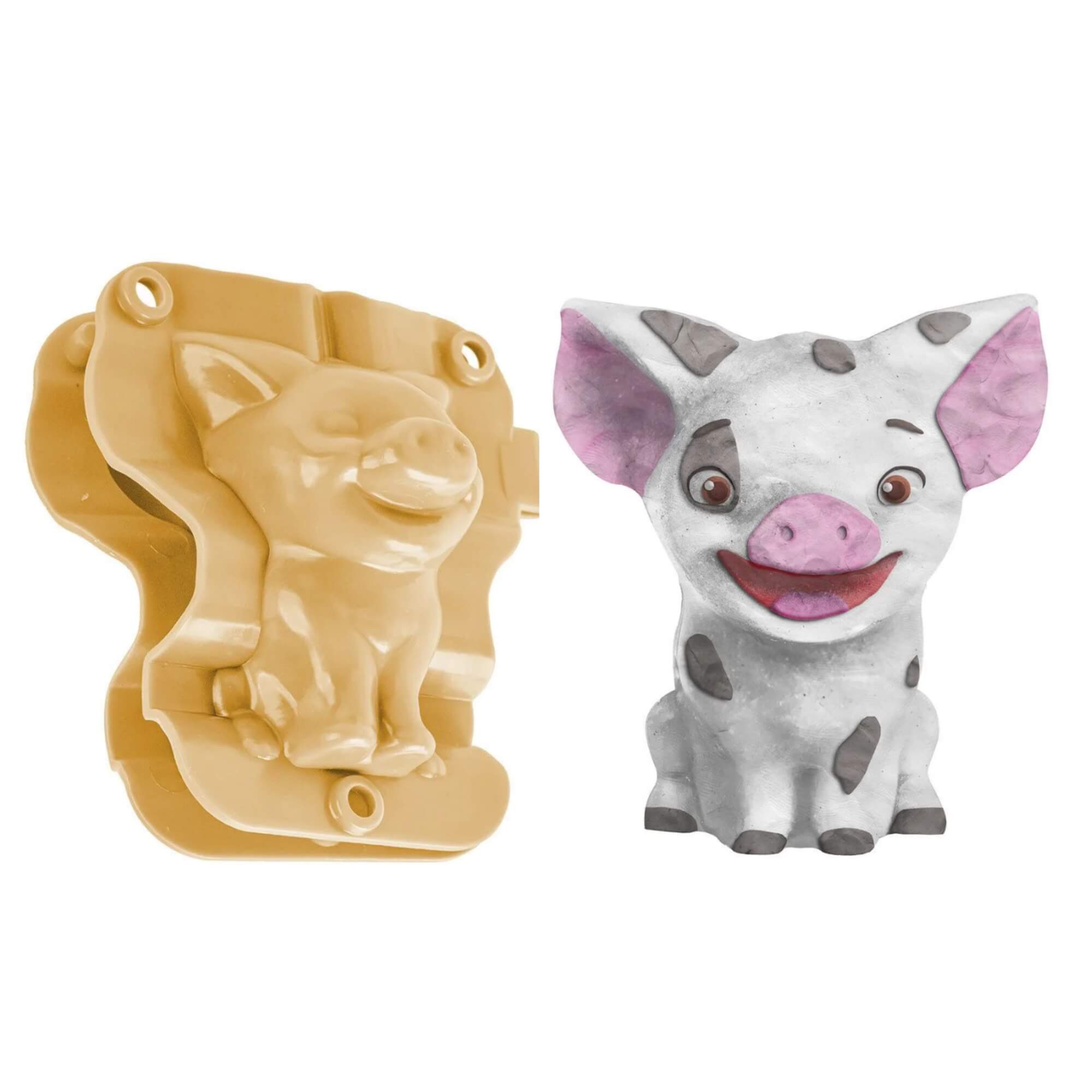 COMP 2 Kits de Massinhas de Modelar Disney Moana: 10 Massinhas + 4 Moldes (3+ Anos)