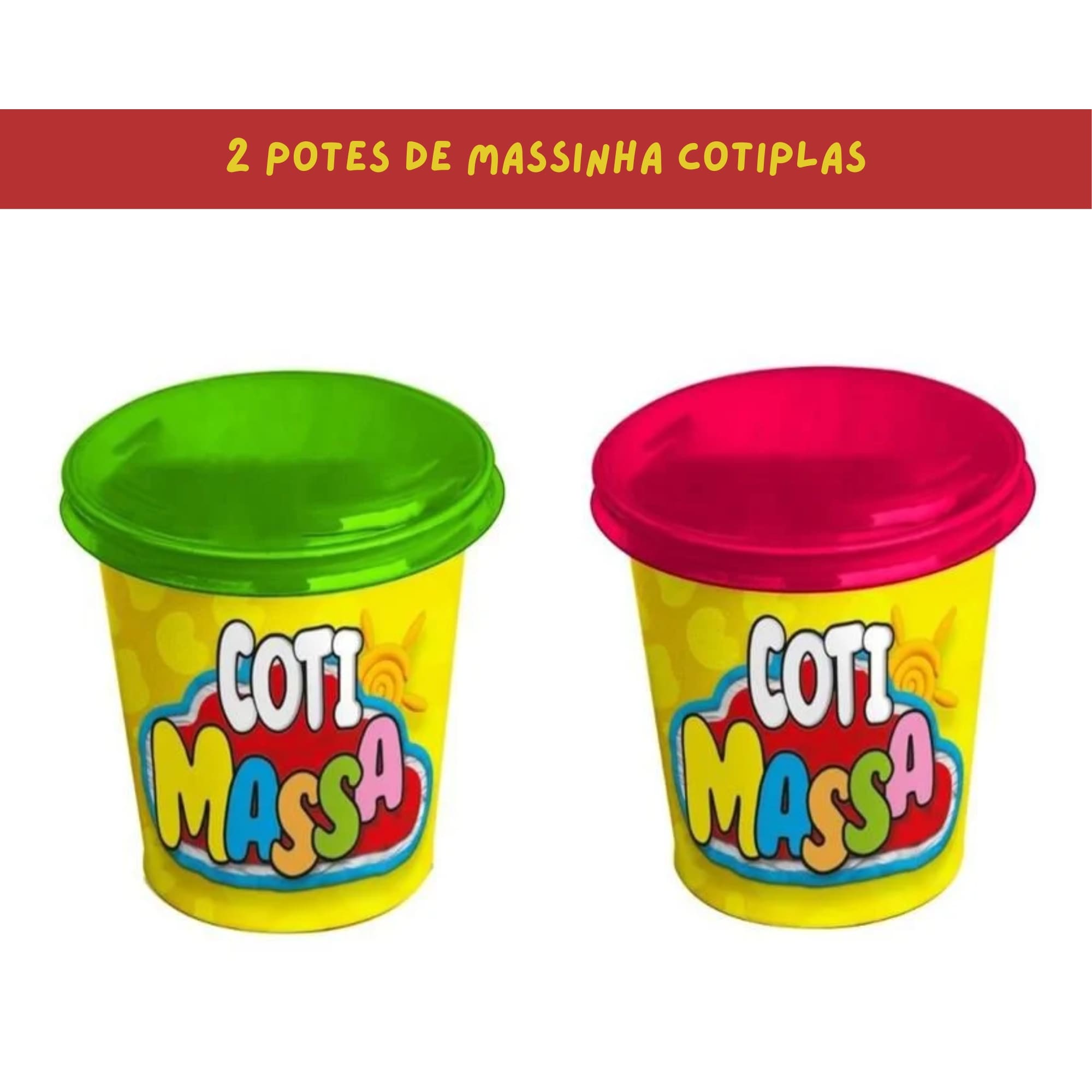 COMP 2 Kits de Massinhas de Modelar: Extrusora com 2 Potes + Confeiteiro com 2 Potes e Acessórios