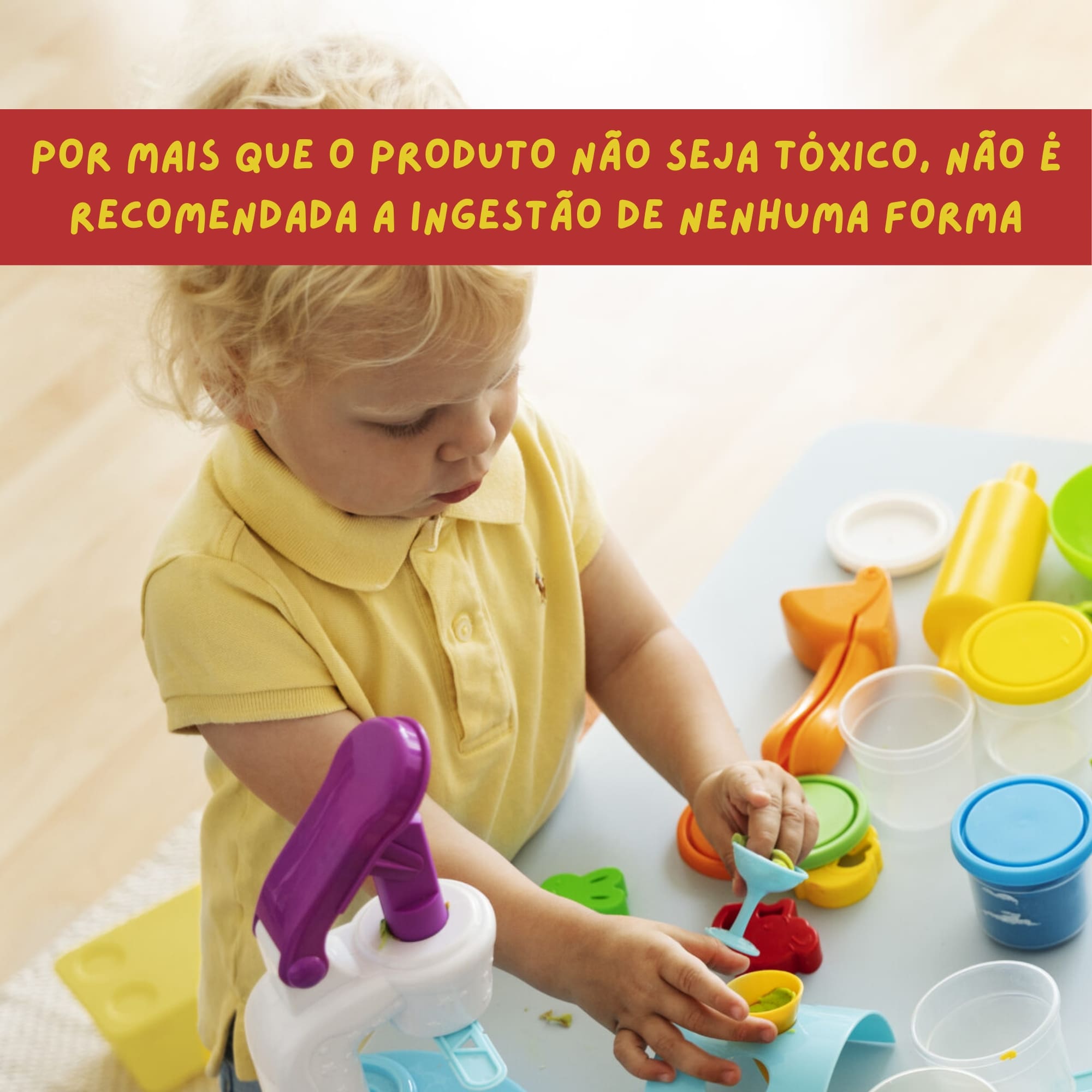 COMP 2 Kits de Massinhas de Modelar: Extrusora com 2 Potes + Confeiteiro com 2 Potes e Acessórios