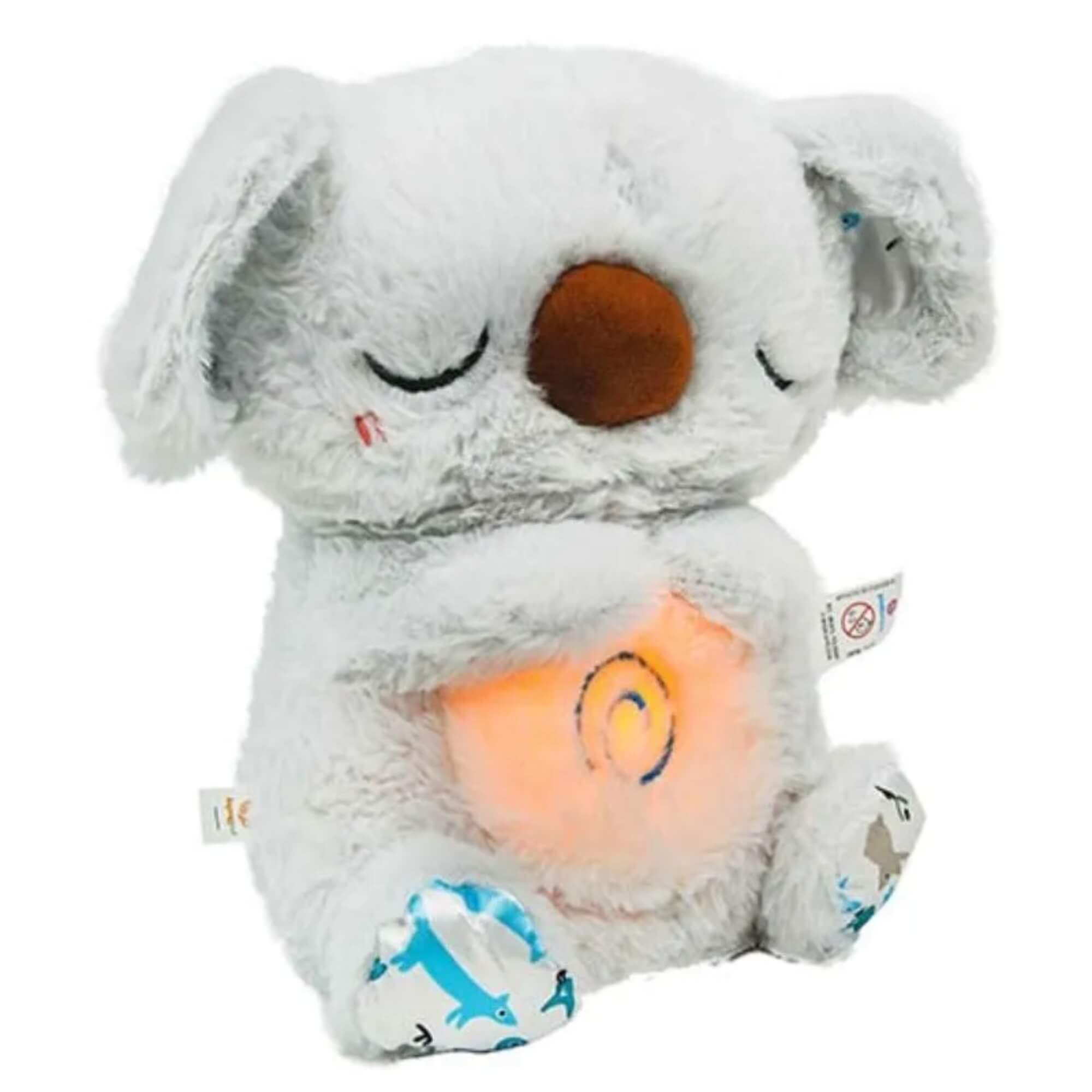 Brinquedo Infantil Boneco de Pelúcia Calm Koala com Luz e Som Antialérgico Polibrinq - BB3015