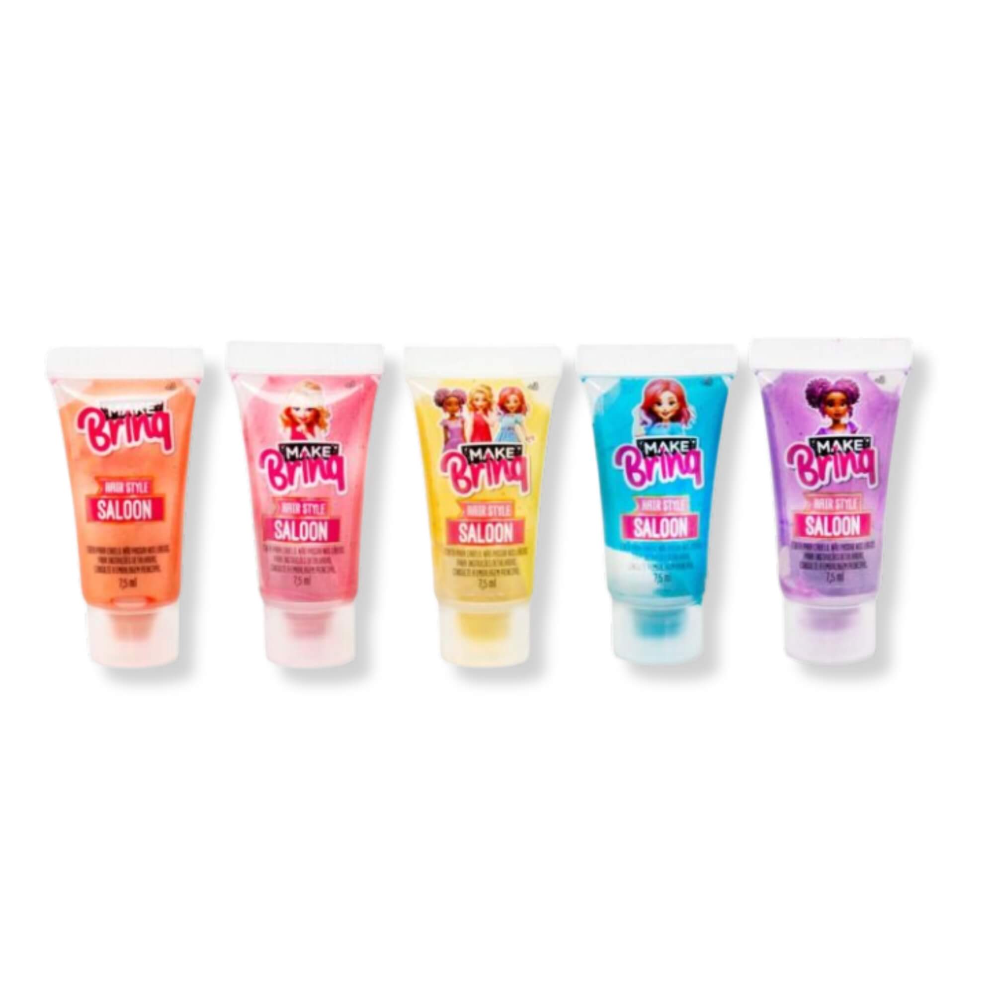 Brinquedo Infantil Kit Hair Style – Saloon + 3 Apliques Polibrinq - MK78