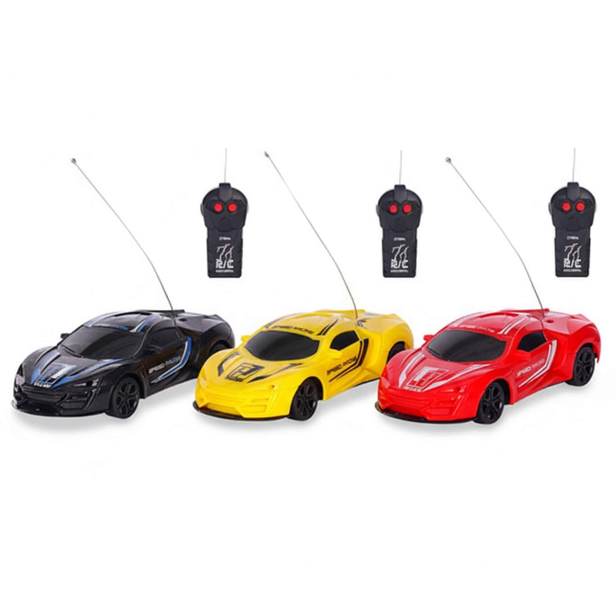 Brinquedo Carrinho de Controle Remoto Duo Race +4 Anos Sortido e Unitário Polibrinq - CAR801