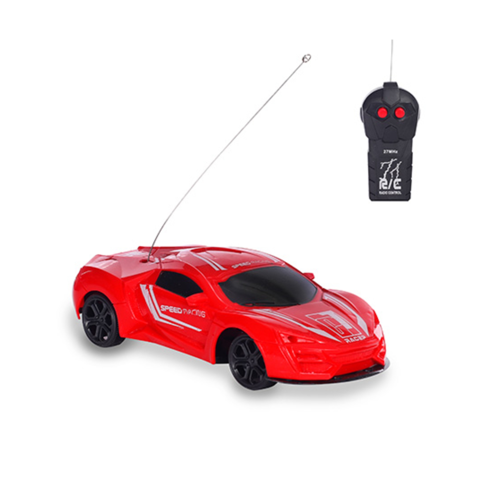 Brinquedo Carrinho de Controle Remoto Duo Race +4 Anos Sortido e Unitário Polibrinq - CAR801