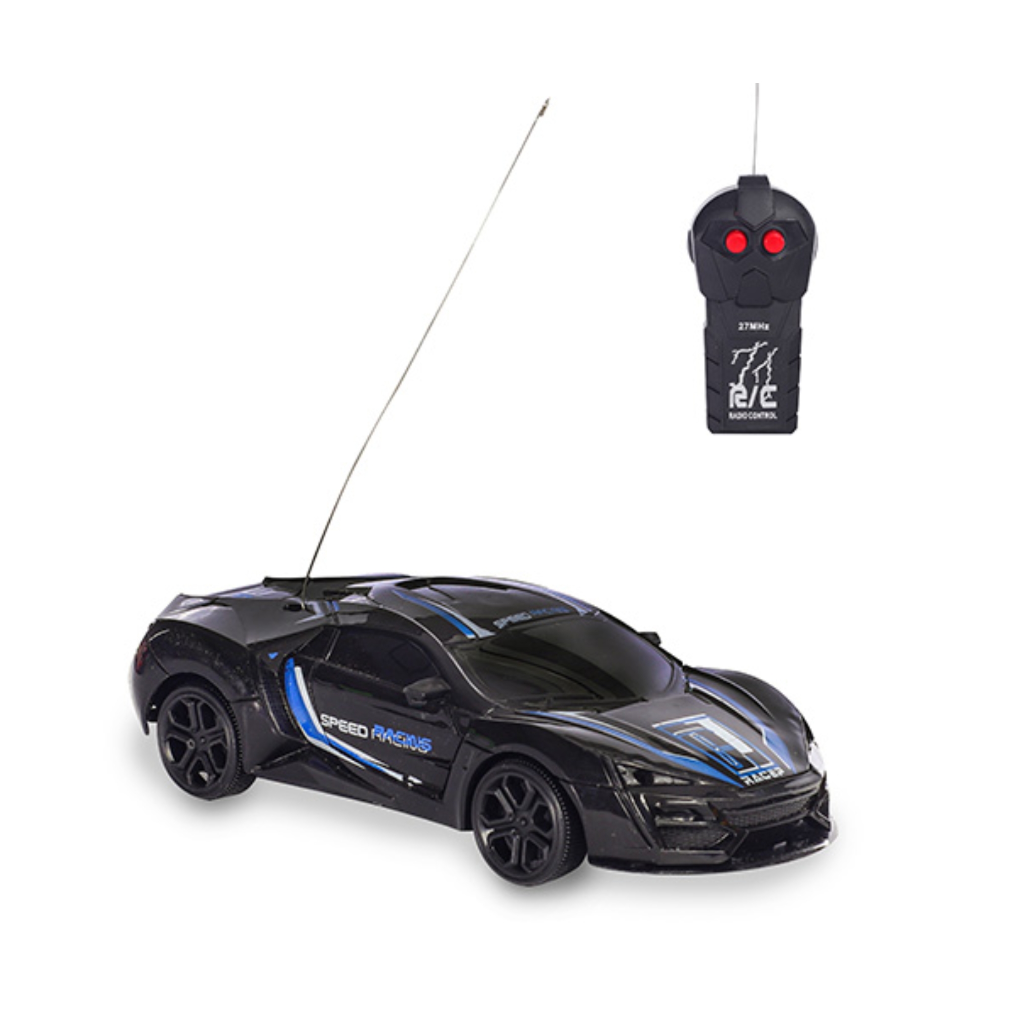 Brinquedo Carrinho de Controle Remoto Duo Race +4 Anos Sortido e Unitário Polibrinq - CAR801