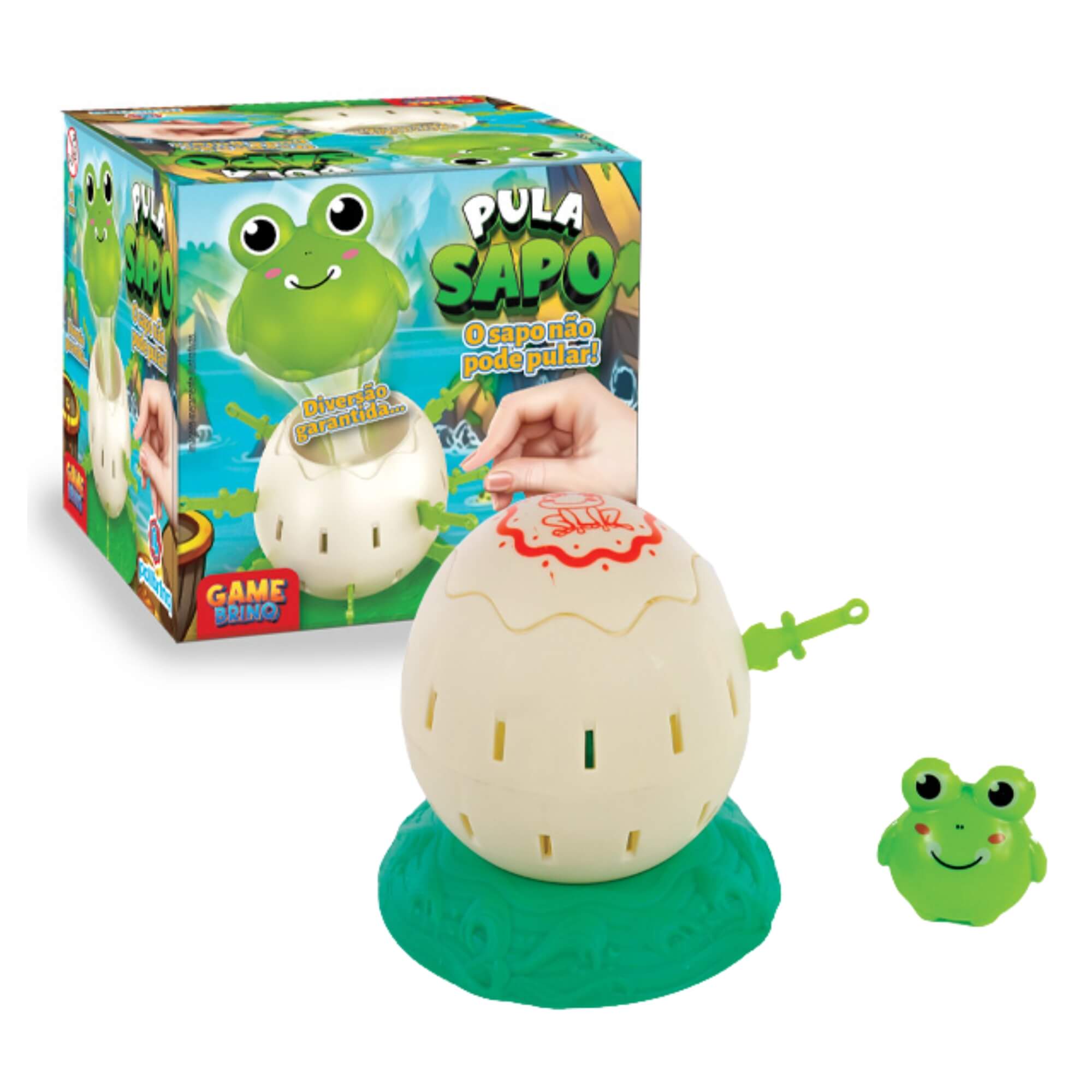 Brinquedo Infantil Pula Sapo +3 Anos Polibrinq - AN2029