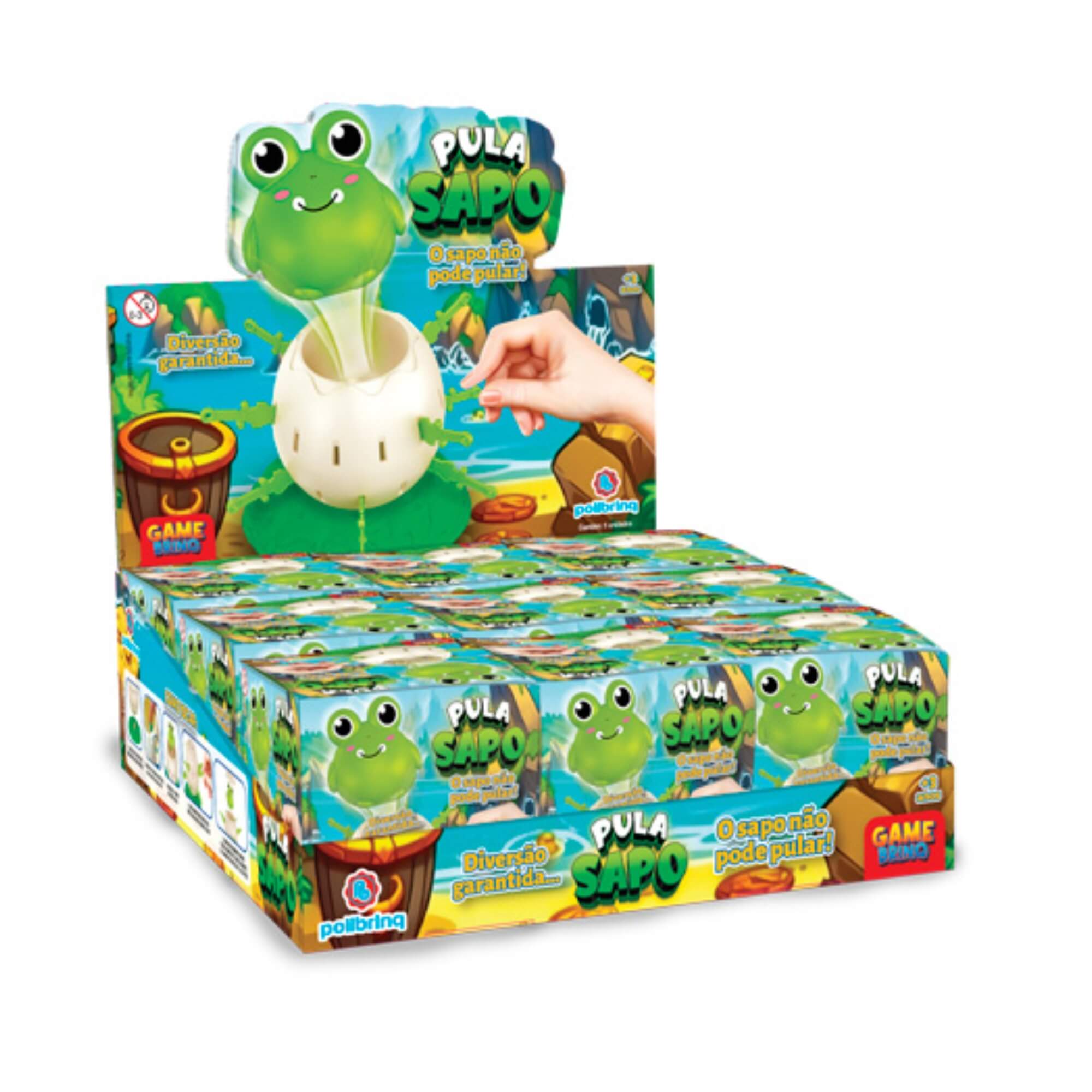 Brinquedo Infantil Pula Sapo +3 Anos Polibrinq - AN2029