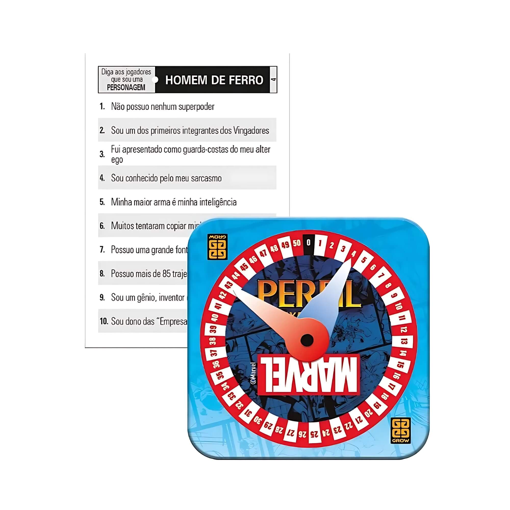 COMP Kit Jogos Marvel – Perfil Express Grow + Marvel Colecionadores de HQ Copag (12+ Anos)