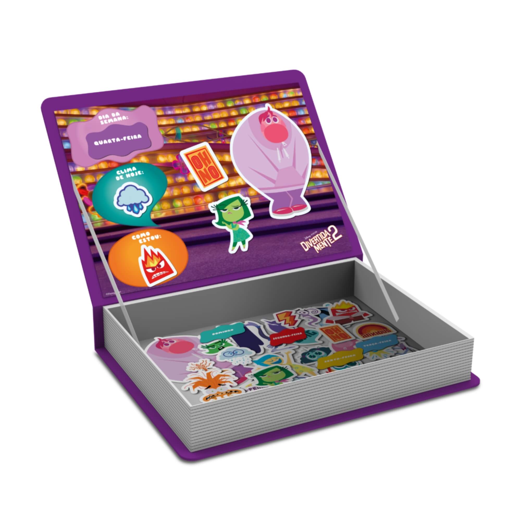 Cenário e Quadro das Emoções Magnético Divertidamente 2 Xalingo - 12265
