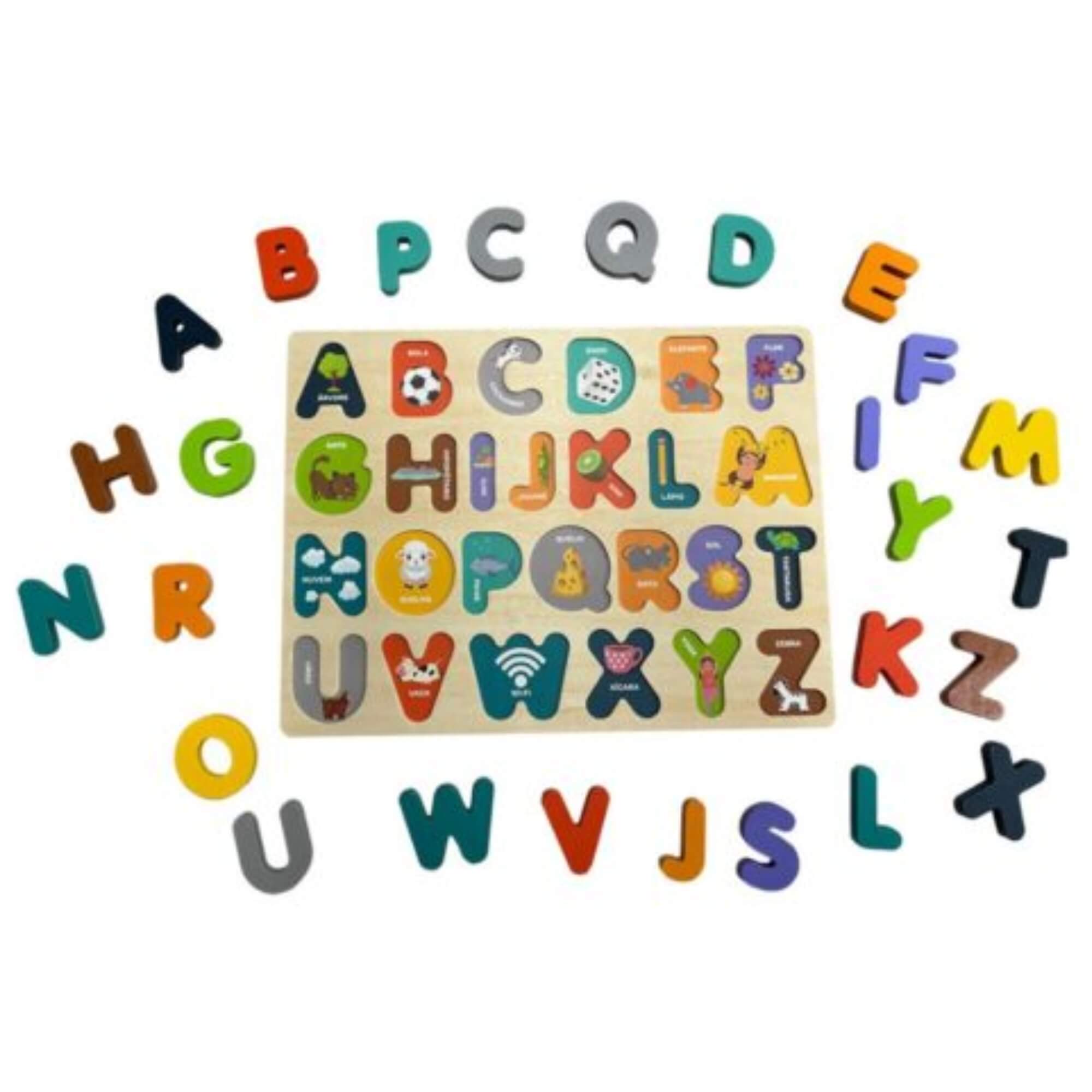 Alfabeto Ilustrado para Encaixe Display com 6 Unidades (+3 anos) Xalingo - 12354