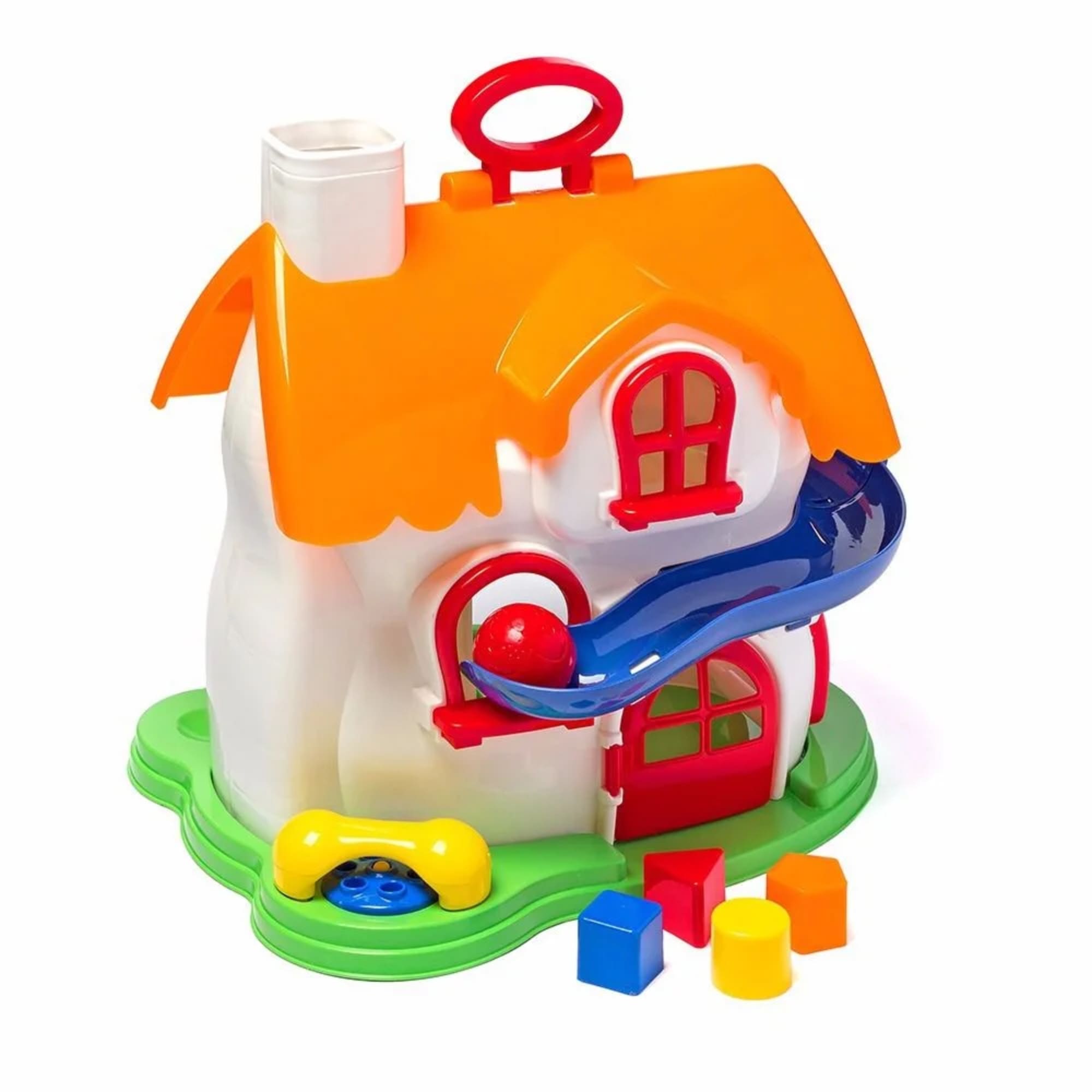 COMP Kit Play Time Mesa de Atividades + Casinha Interativa Infantil Cotiplás