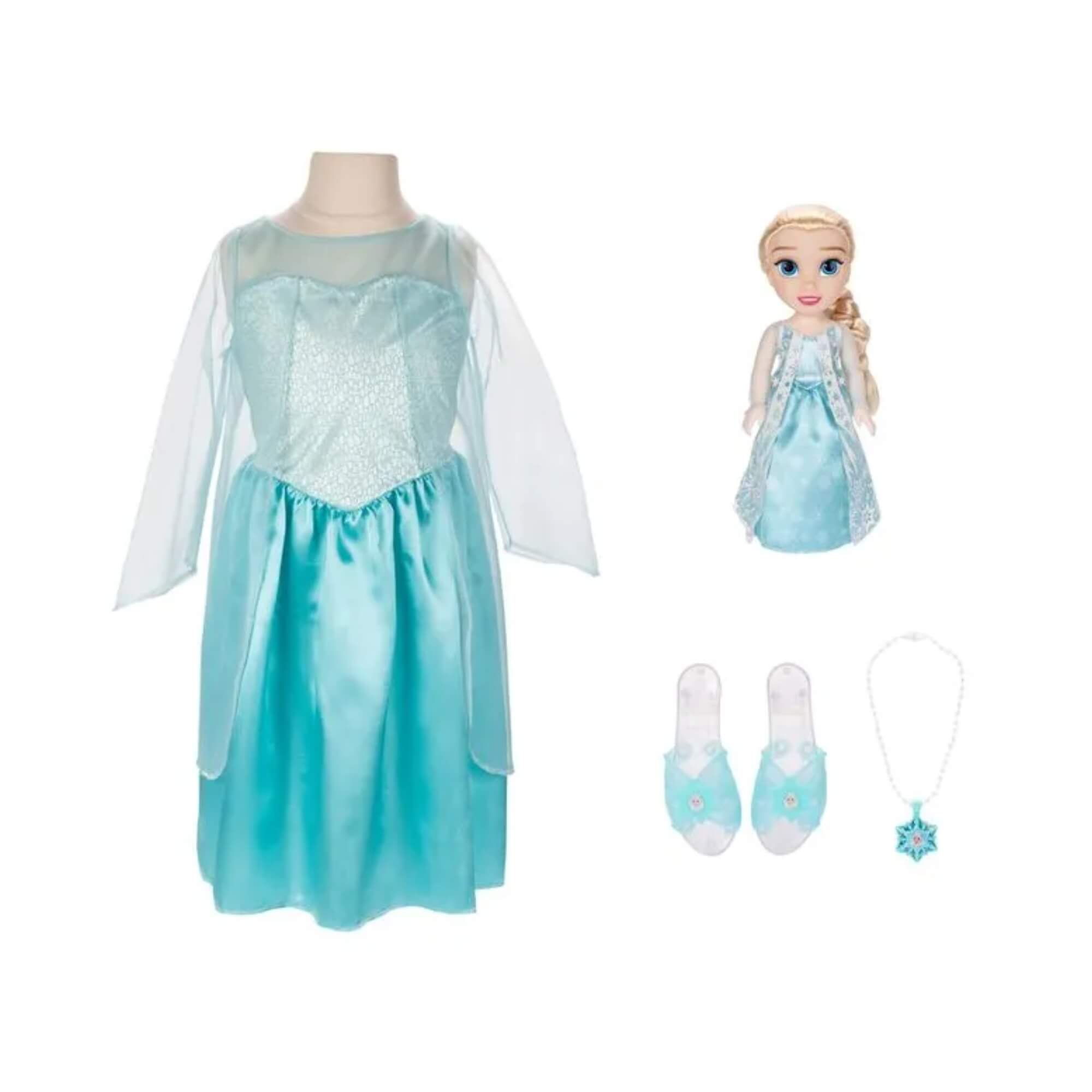 COMP Kit Frozen Disney: Bonecas Elsa e Anna + Jogo da Memória 24 Peças - Multikids e Xalingo