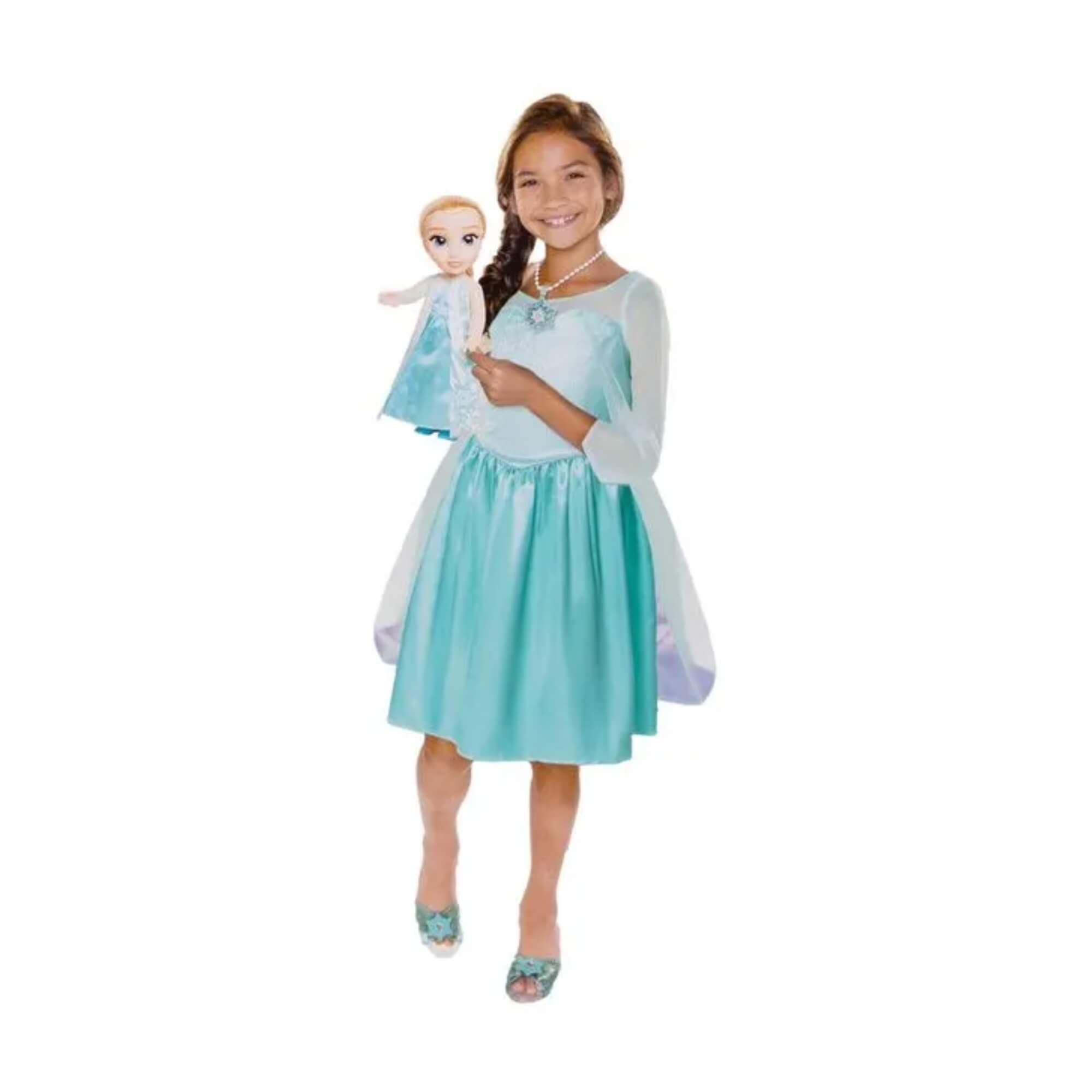 COMP Kit Frozen Disney: Bonecas Elsa e Anna + Jogo da Memória 24 Peças - Multikids e Xalingo