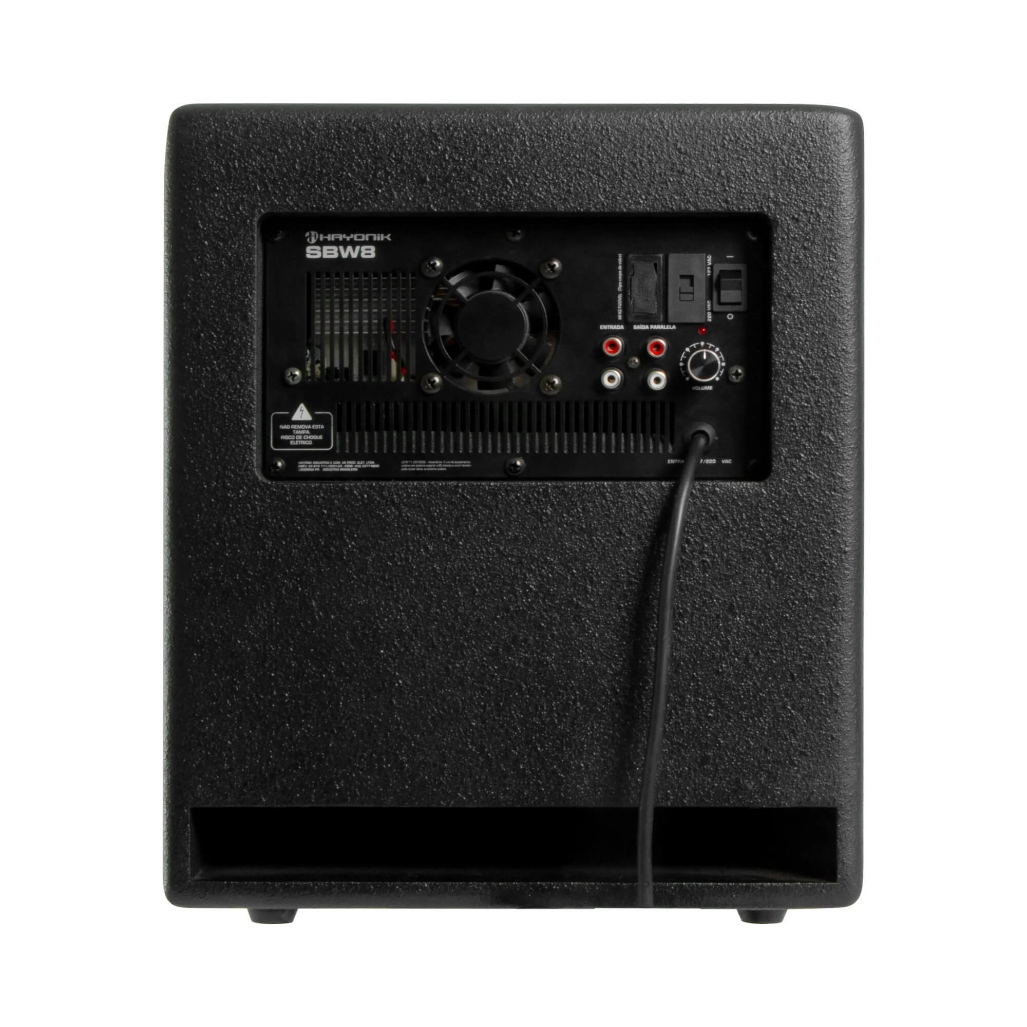 COMP Kit Áudio Completo – Subwoofer 100W + Amplificador 400W + 4 Caixas 70W + Microfones