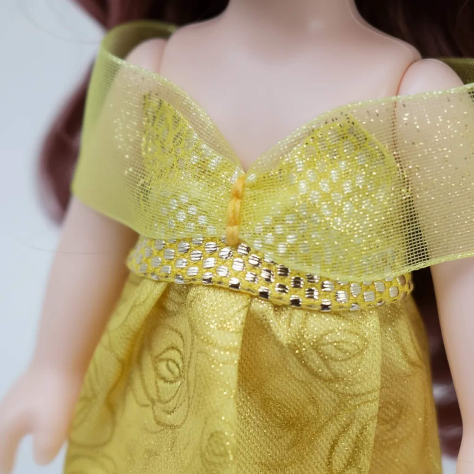 Brinquedo Infantil Mini Boneca Princesa Bela 15cm +3 Anos Etitoys - YD-830