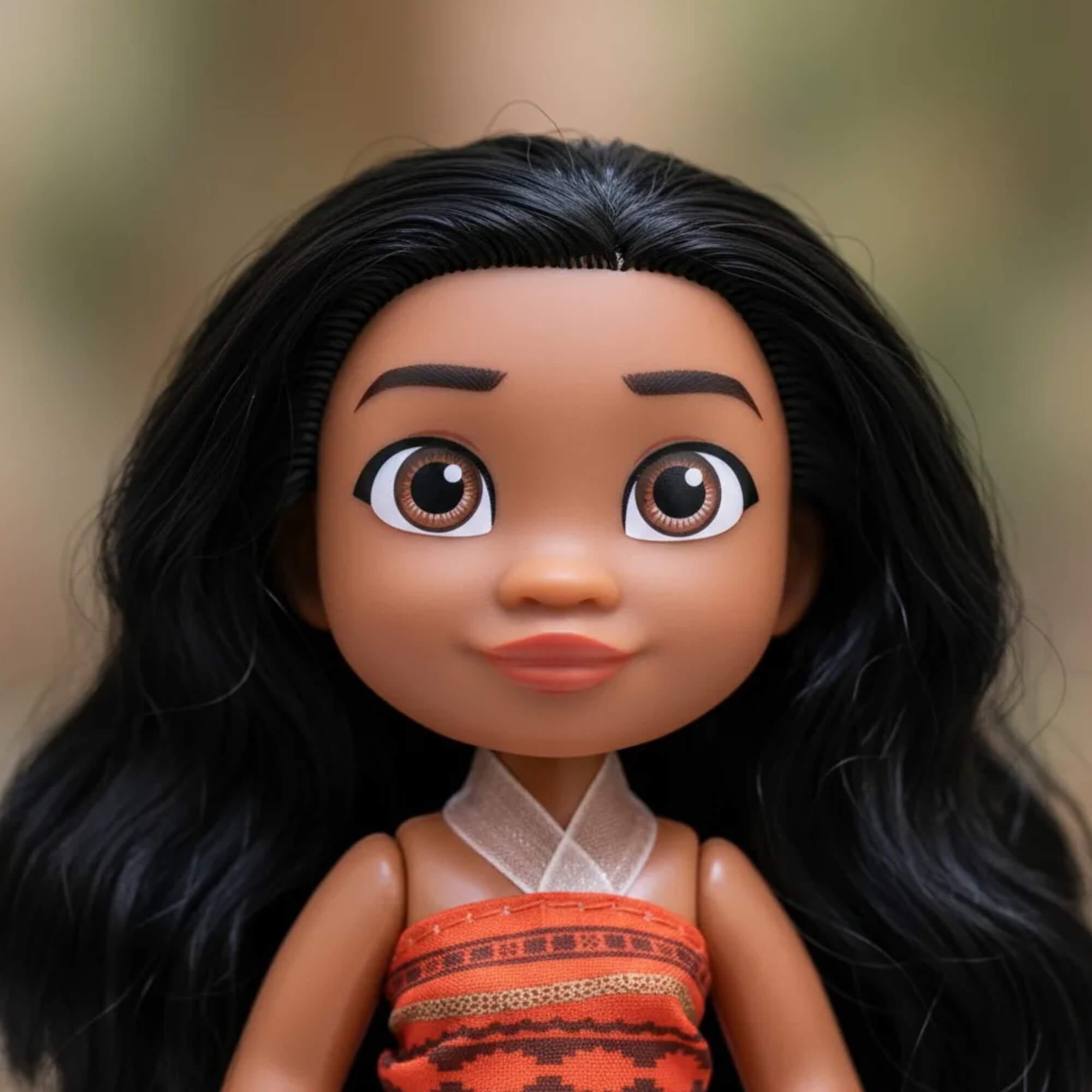 Brinquedo Infantil Mini Boneca Princesa Moana 15cm +3 Anos Etitoys - YD-830