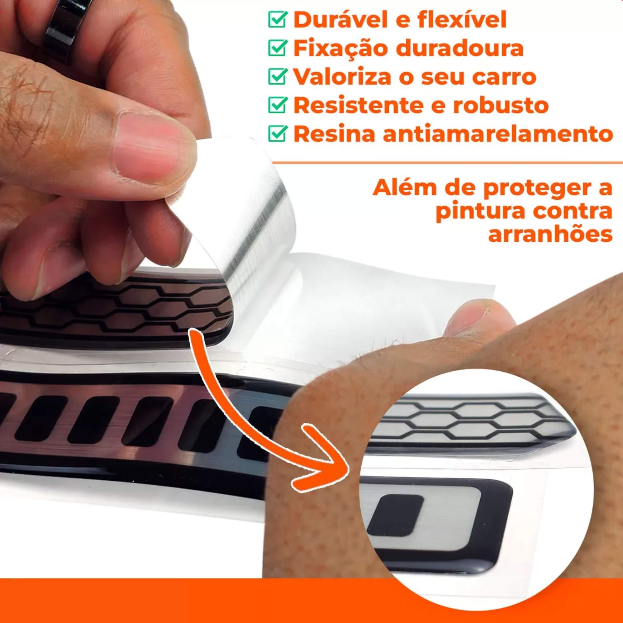 COMP Kit Automotivo Kicks 16: Tapete Bandeja Preto 5 Peças + Soleira Adesiva Proteção 4 Portas