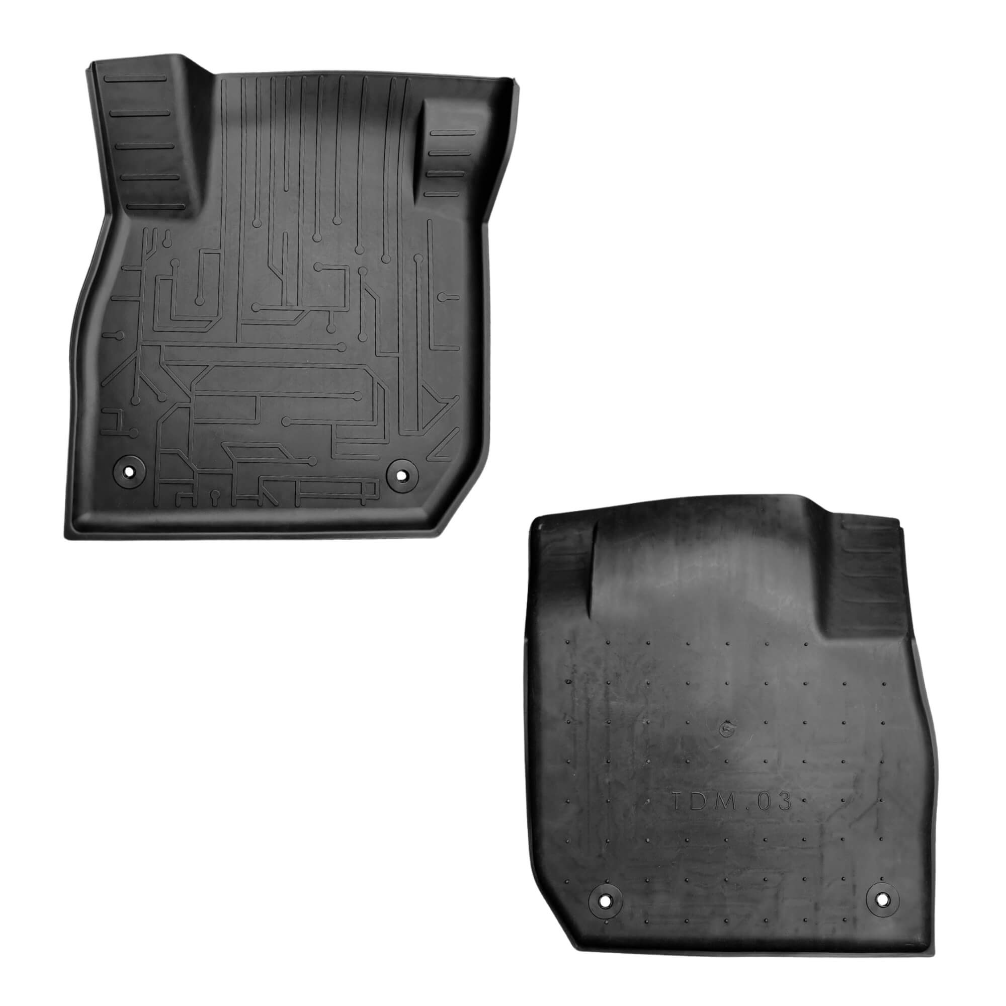 COMP Kit Automotivo T-Cross 4 Portas: Tapete Bandeja Preto 2019 5 Pçs + Soleira Preta 2018 4 Pçs