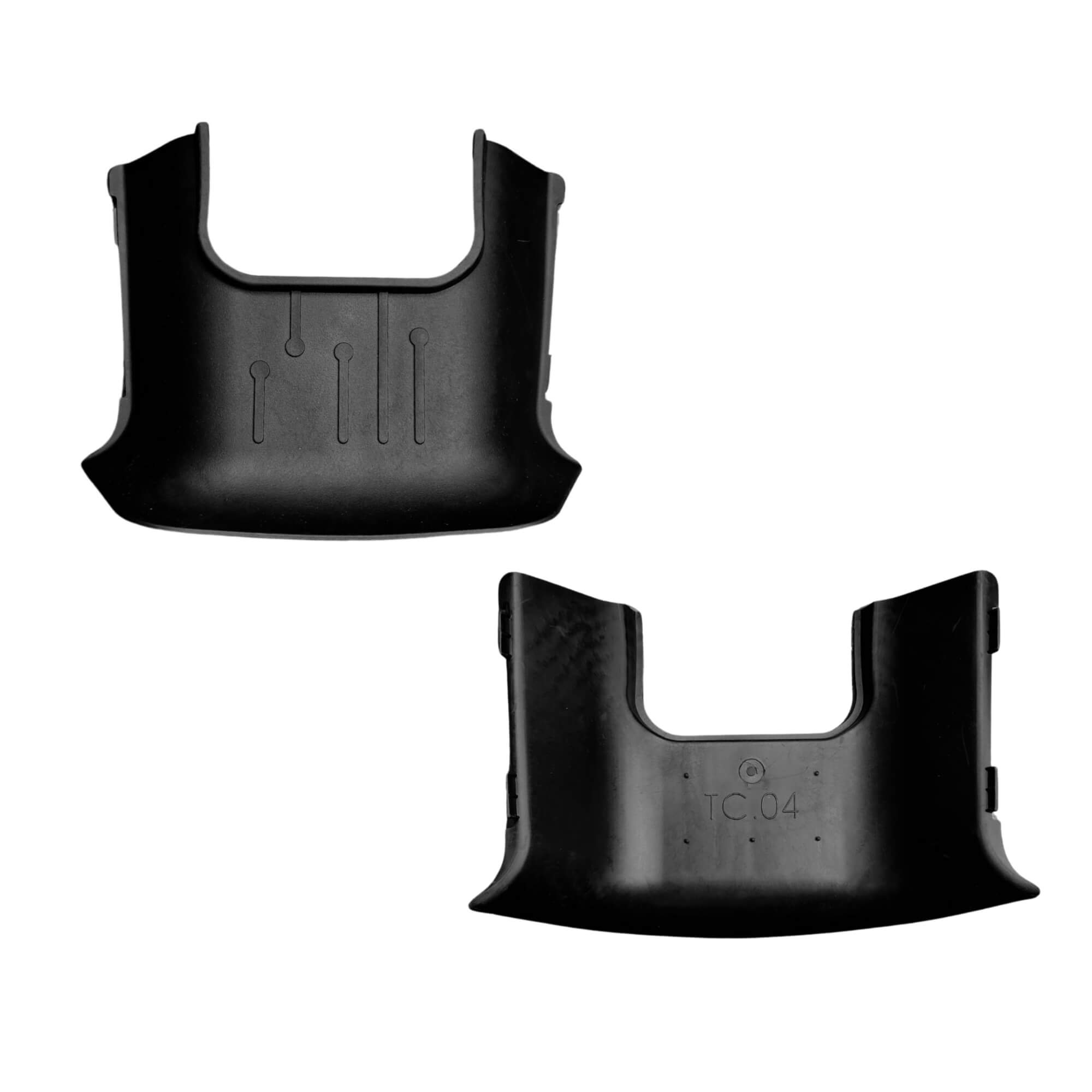 COMP Kit Automotivo T-Cross 4 Portas: Tapete Bandeja Preto 2019 5 Pçs + Soleira Preta 2018 4 Pçs