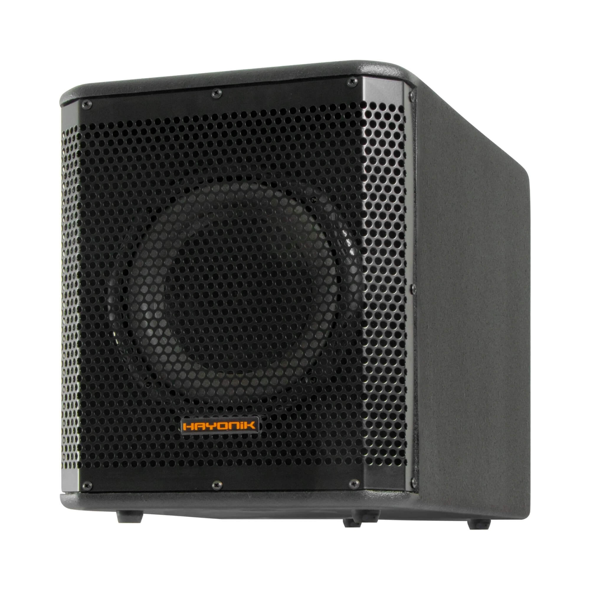 COMP Kit Som: Caixa Subwoofer + HS Eco Garden 360º + Amplificador Slim + 2 HS Eco Garden Flex