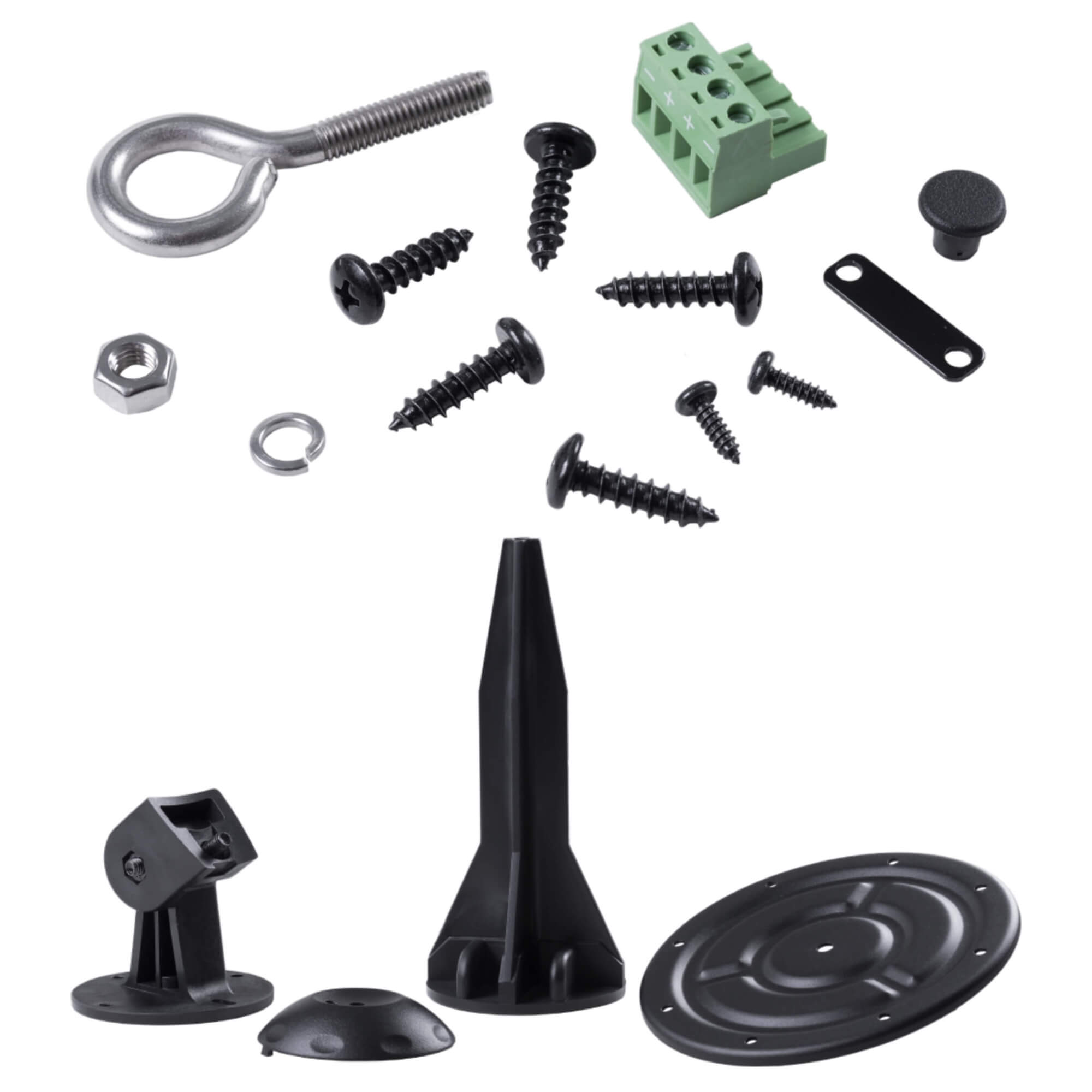 COMP Kit Som: Caixa Subwoofer + HS Eco Garden 360º + Amplificador Slim + 2 HS Eco Garden Flex