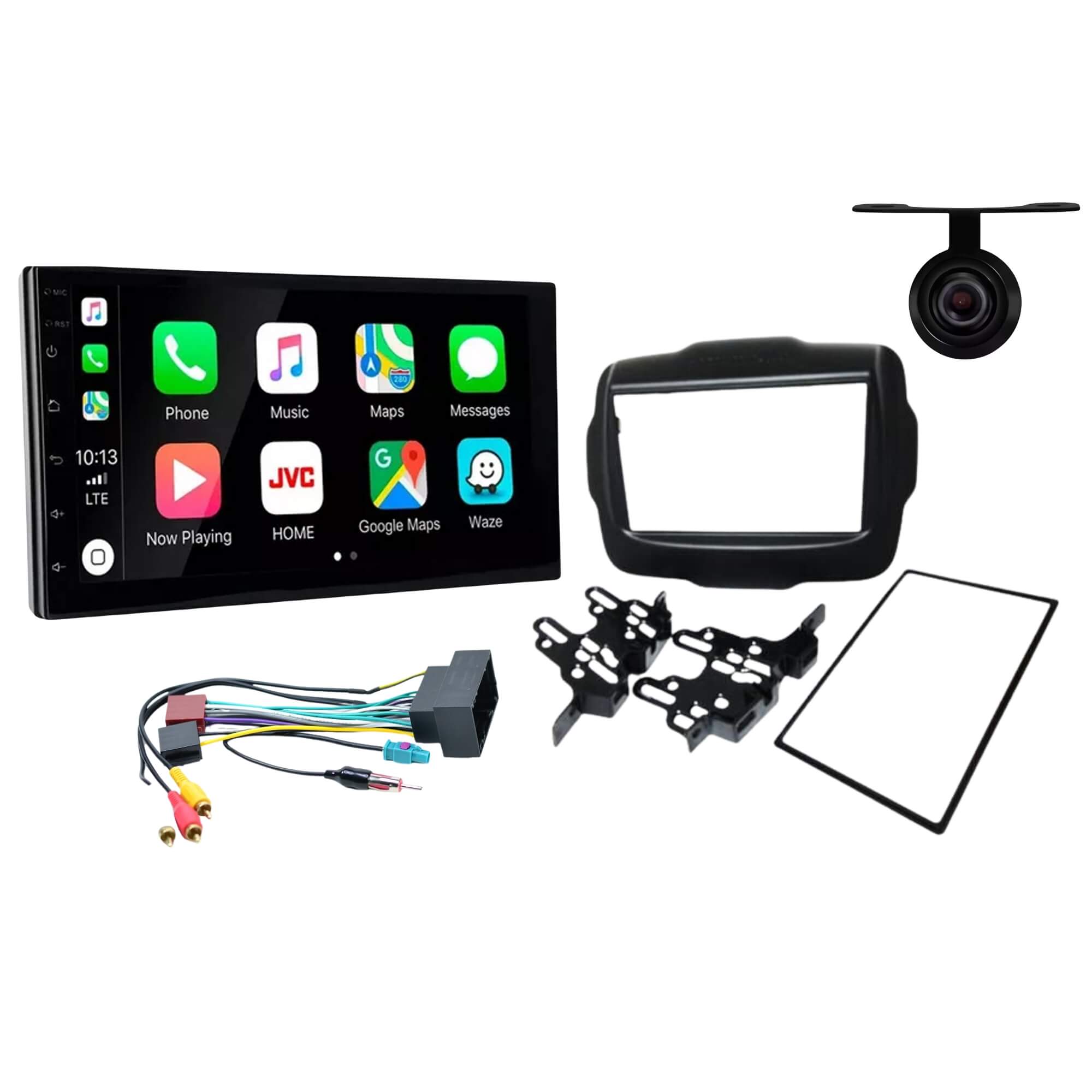 Kit Multimidia Renegade 7 Polegadas Android 13 Carplay e Android Auto Sem Fio - HT-7210CA