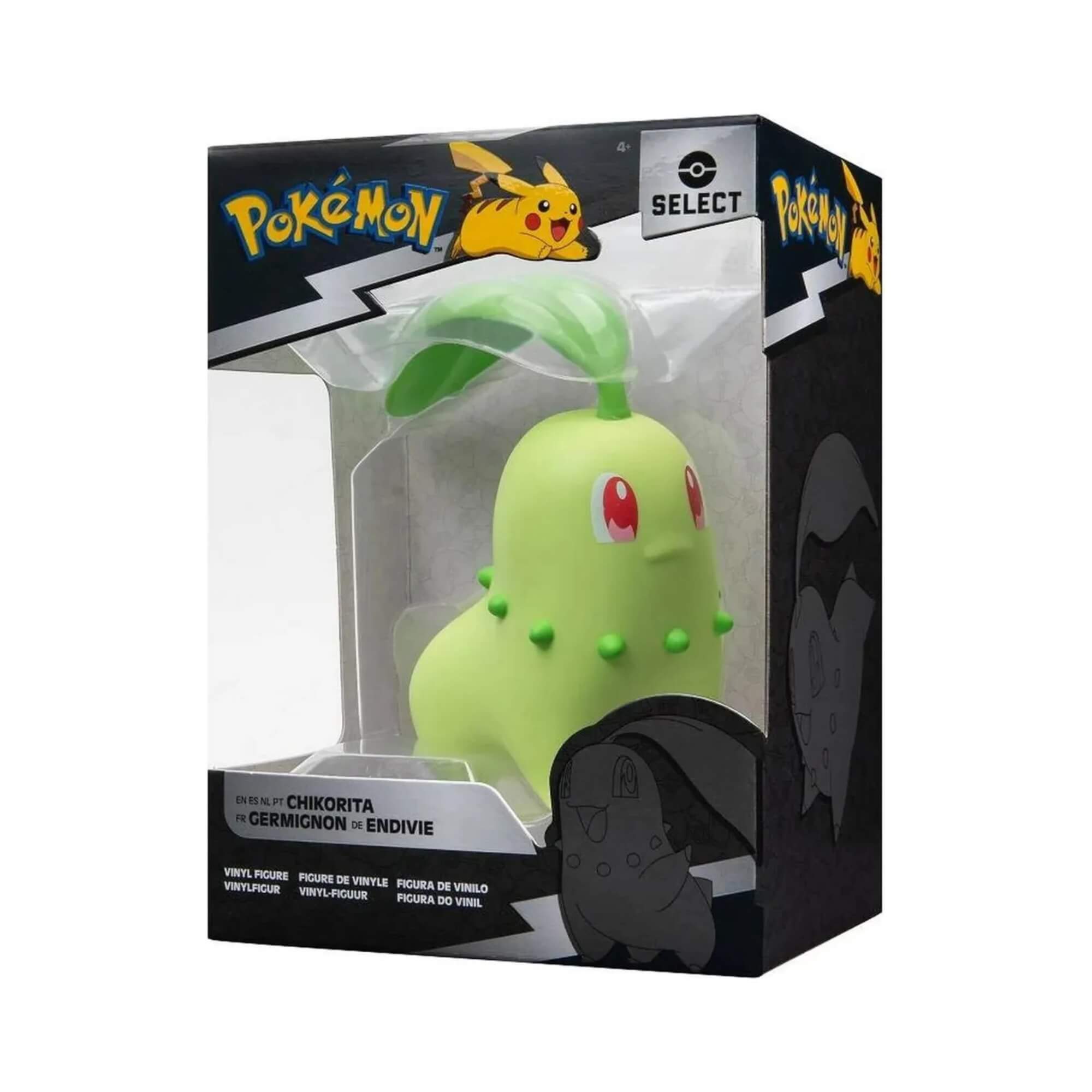 Boneco Pokémon Chikorita Vinil 10cm Sunny - 003273