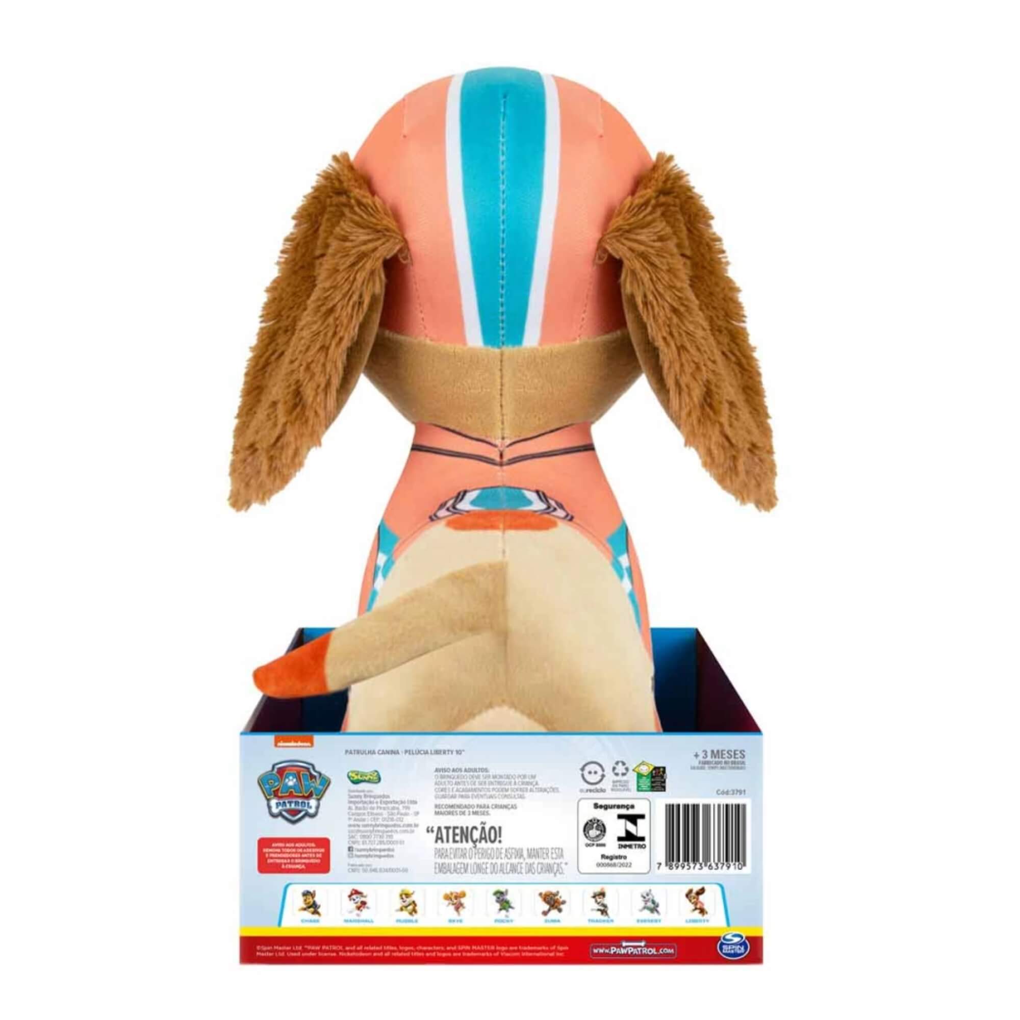Pelúcia Liberty 25cm Patrulha Canina +3 Meses Sunny - 003791