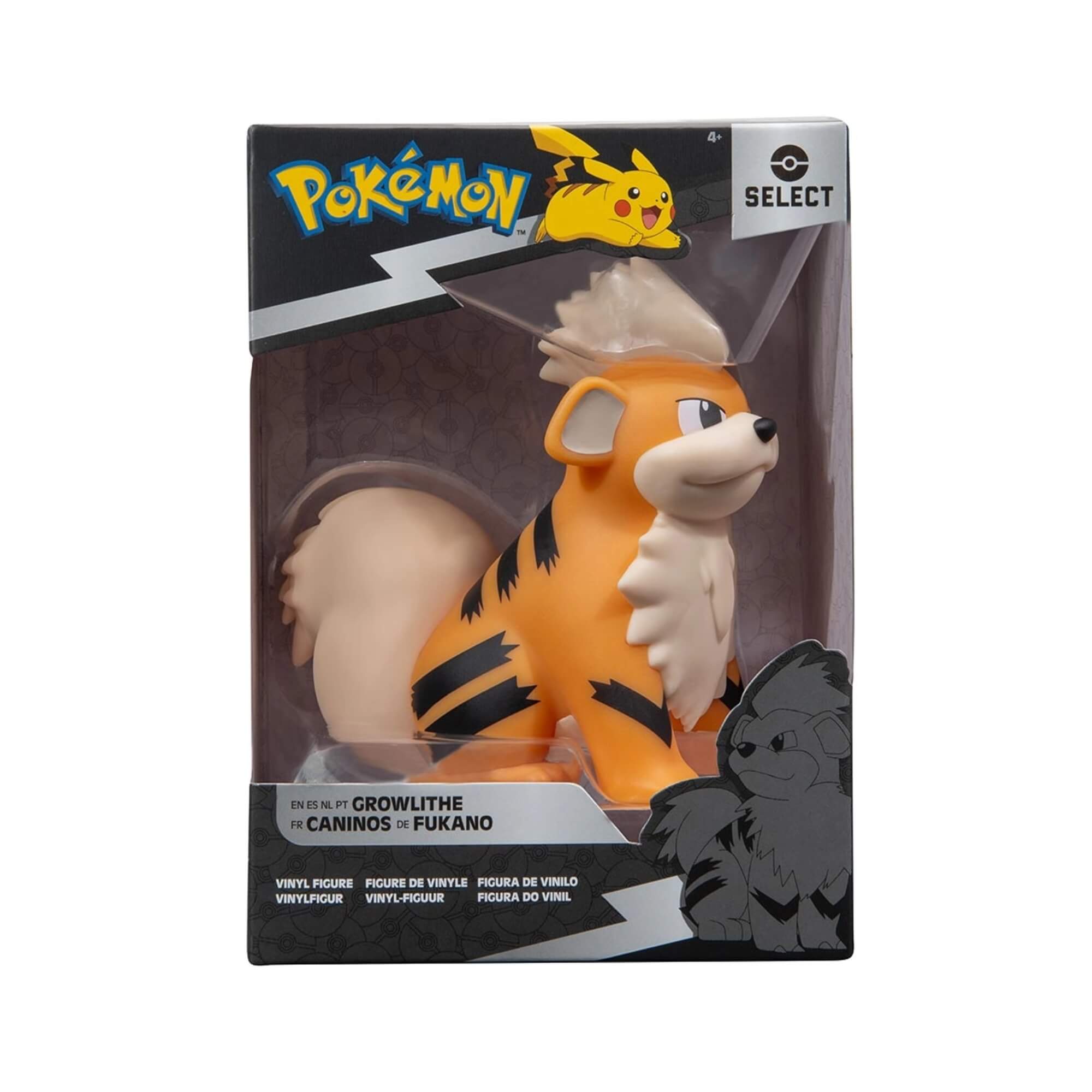 Boneco Pokemon Figura de Vinil 10cm Growlithe Sunny - 004339