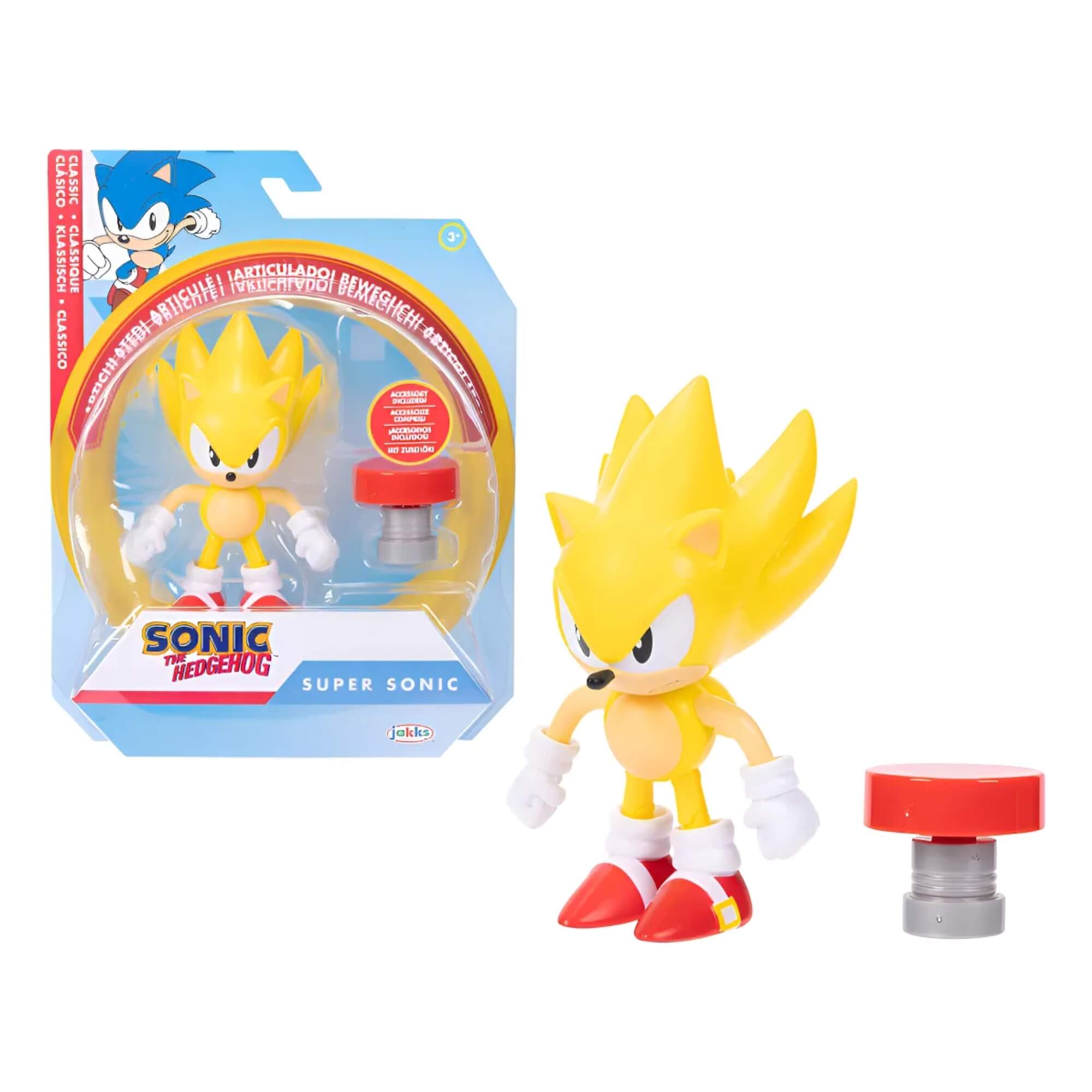 Boneco Articulado Super Sonic com Mola 10cm Sunny - 004550