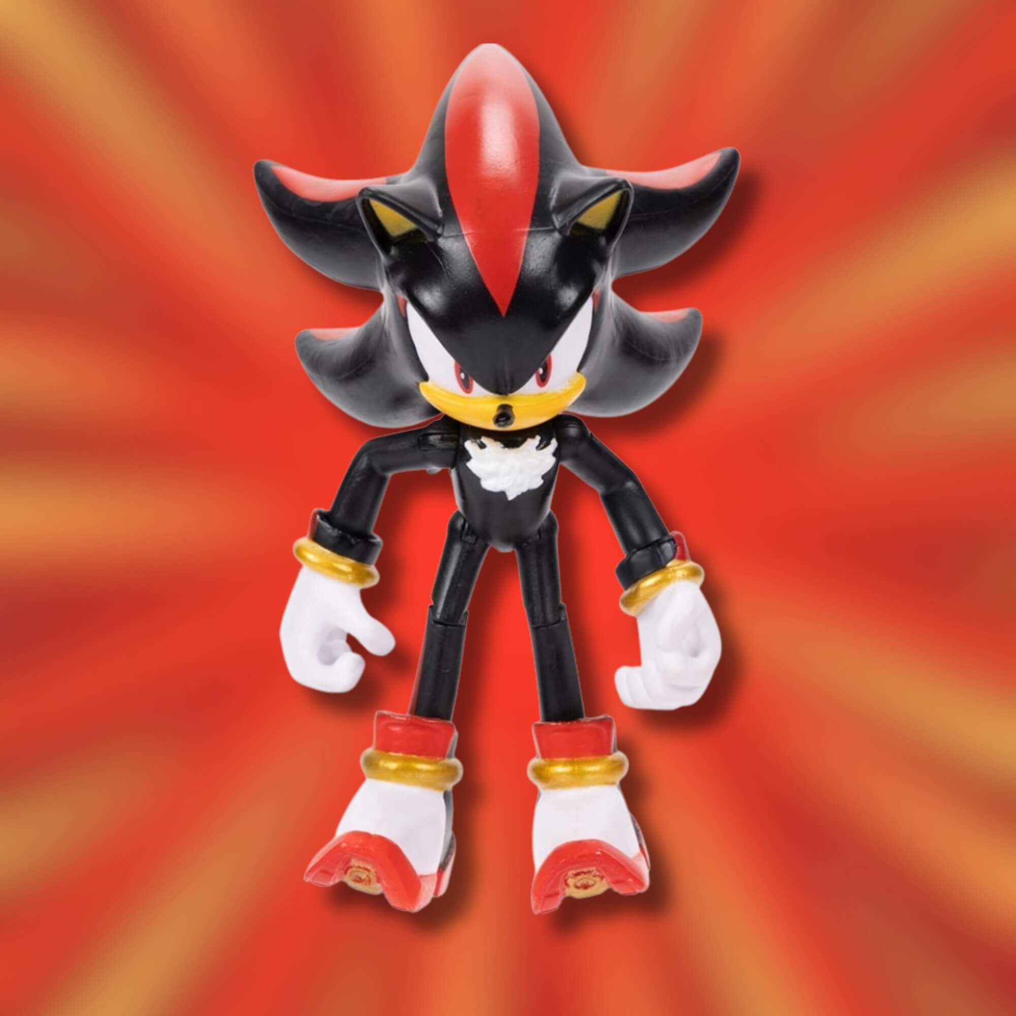 Brinquedo Infantil Shadow com Acessório 10cm Universo Sonic Sunny - 004551