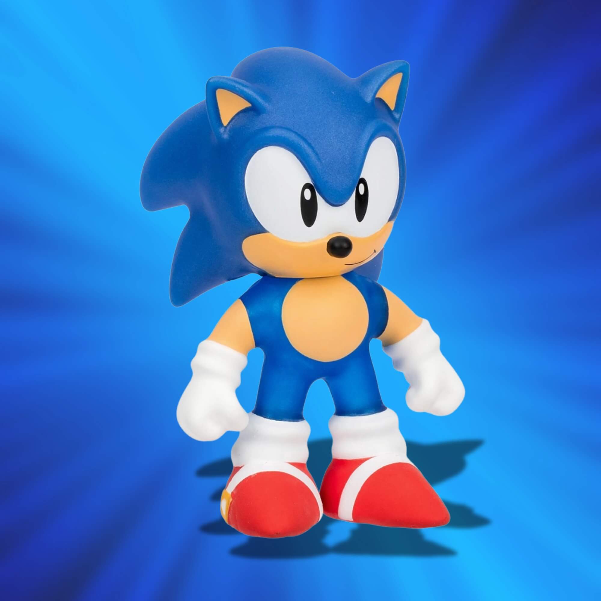 Brinquedo Infantil Sonic de 13cm com Esmeralda do Caos - Goo Jit Zu Sunny - 004498