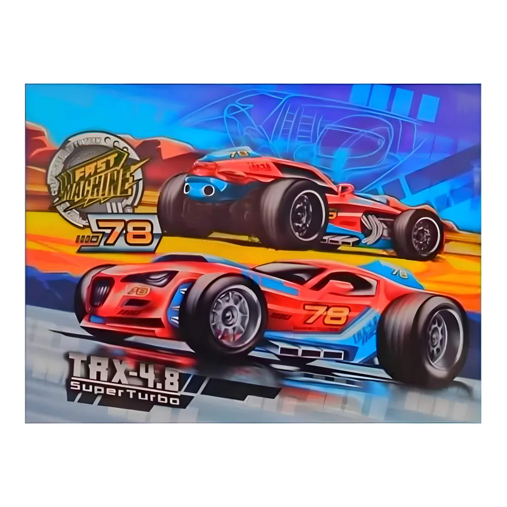 Quebra-Cabeça 150 Peças Fast Machine Carro de Corrida Pais e Filhos - 791661-1