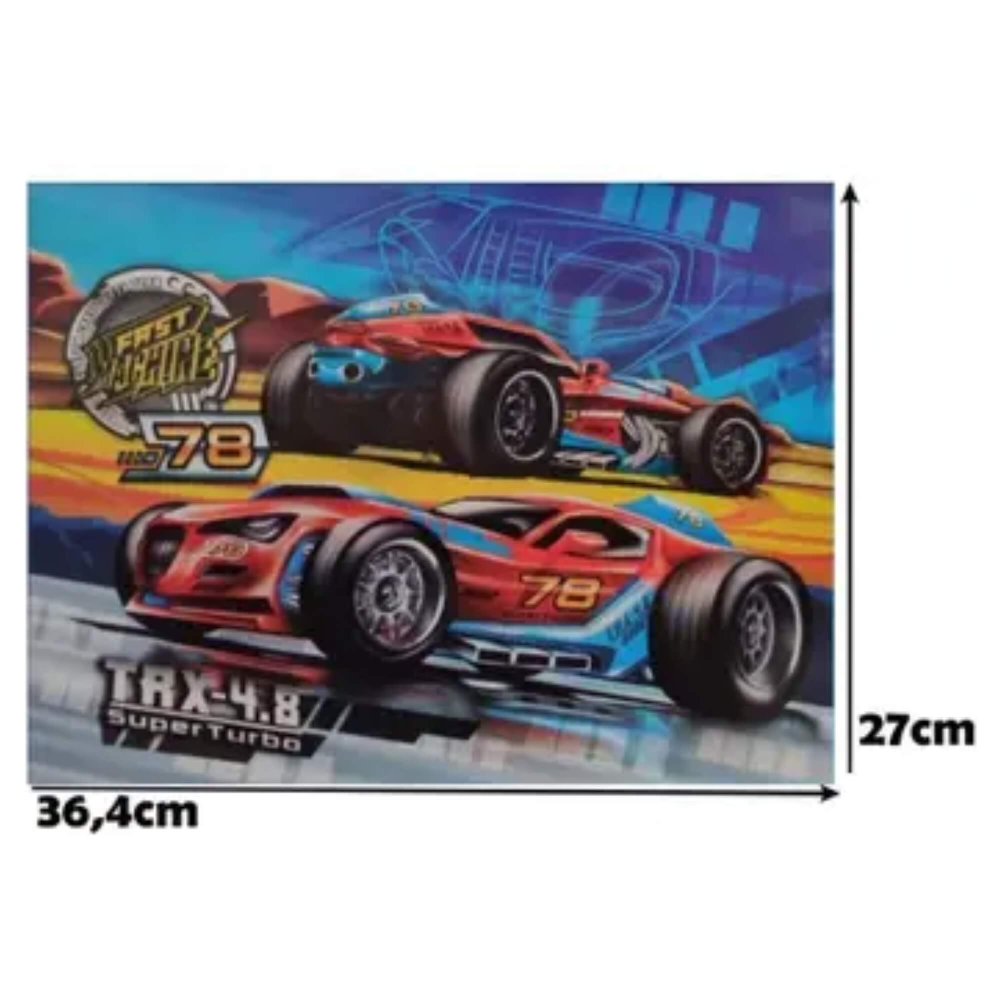 Quebra-Cabeça 150 Peças Fast Machine Carro de Corrida Pais e Filhos - 791661-1
