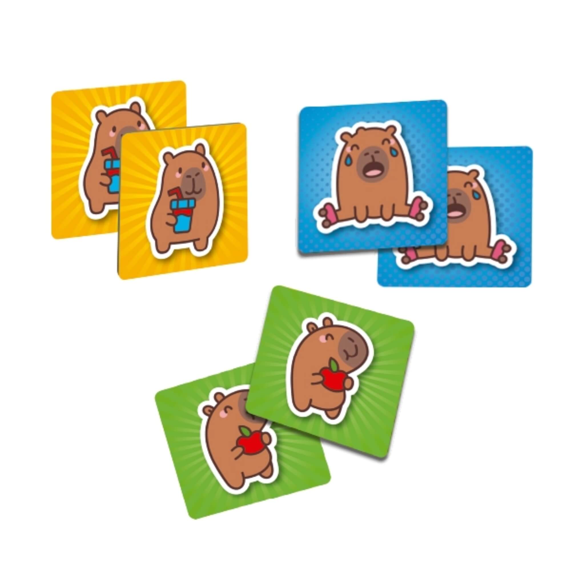 Jogo da Memória Capivara 40 peças +4 Anos Pais e Filhos - 793121-1