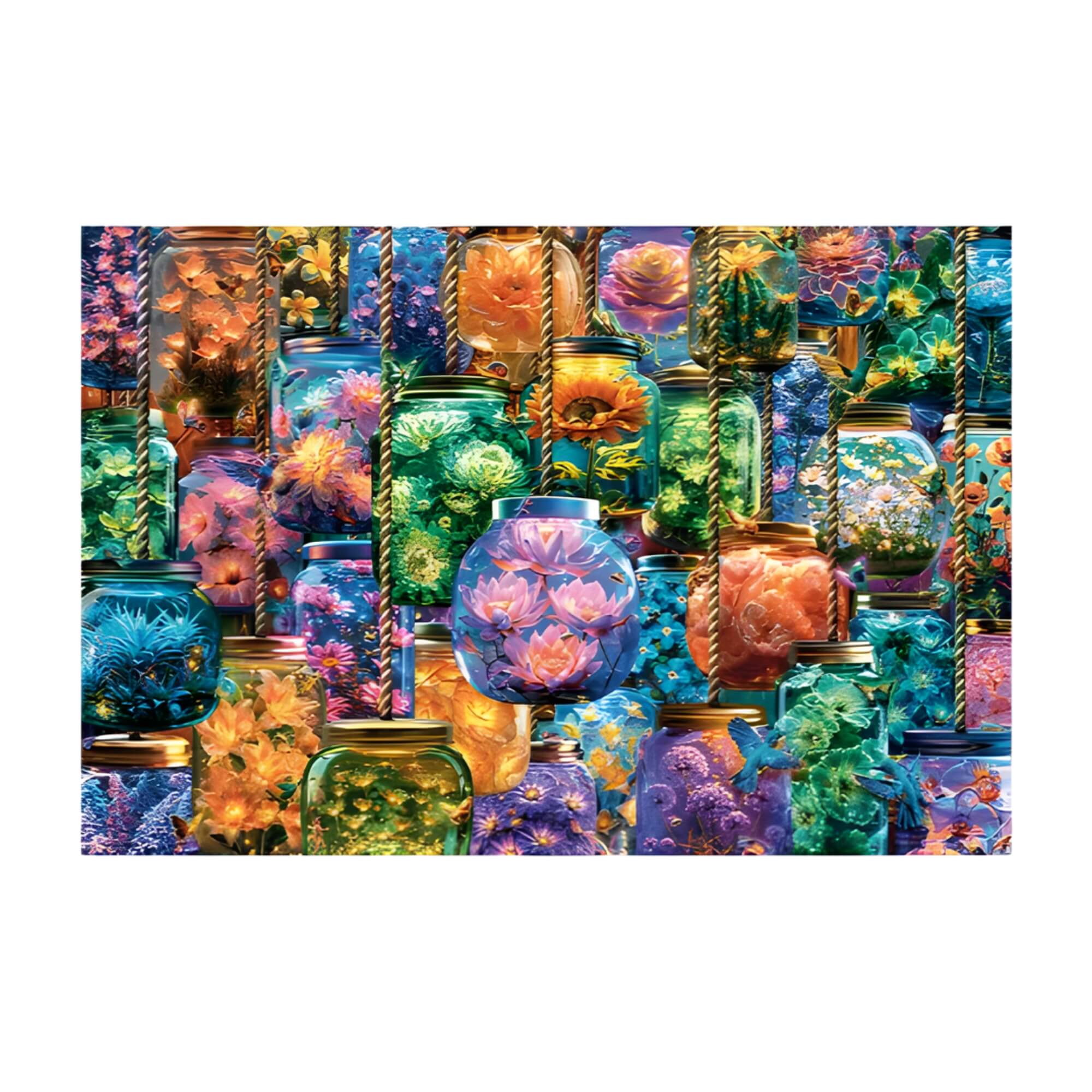 Quebra-Cabeça 6000 peças Flores Encantadas + 14 anos Grow - 04868
