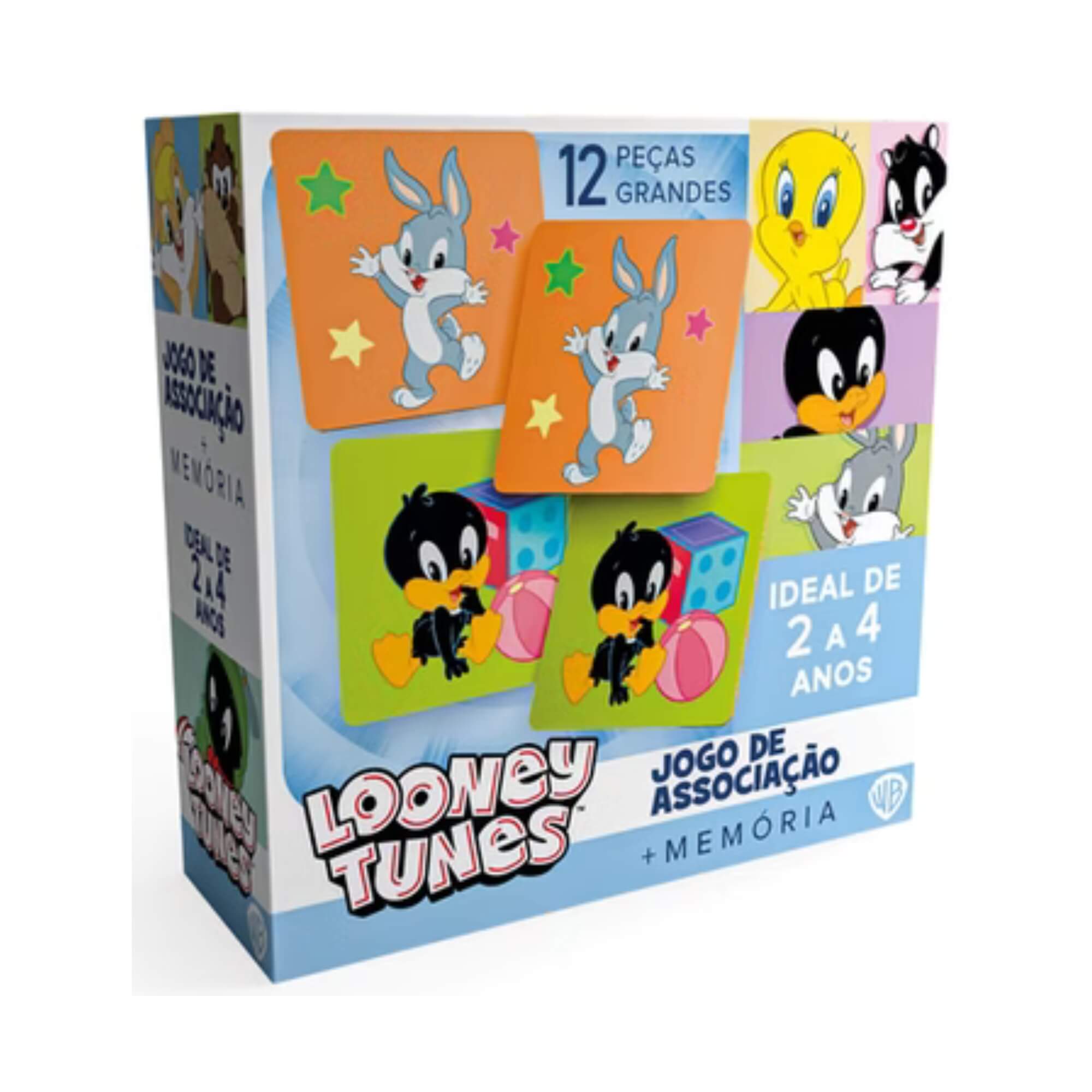 Primeiros Passos Jogo de Associação Baby + Memória Looney Tunes Cooper Fun - 00060