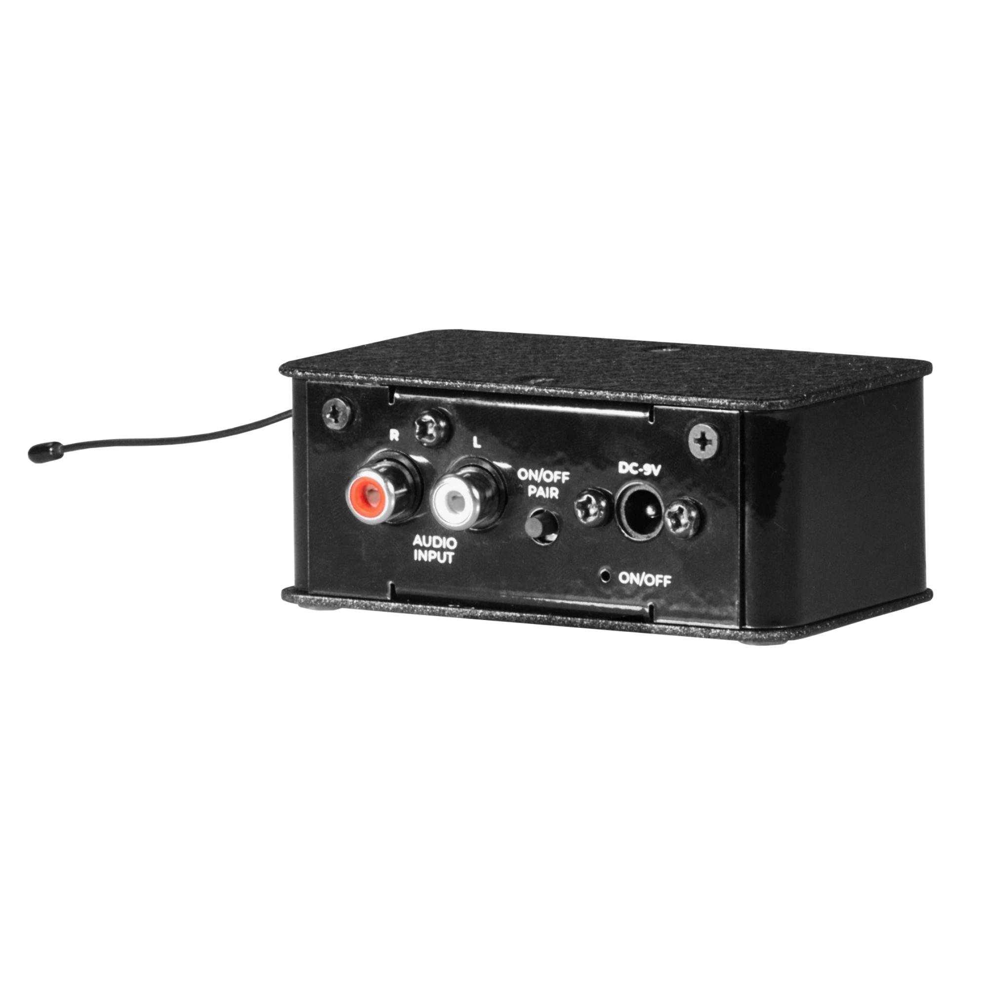 COMP Kit Subwoofer 10" Wireless + Amplificador Receiver + 2 Pares de Caixas Outdoor + 2 Arandelas
