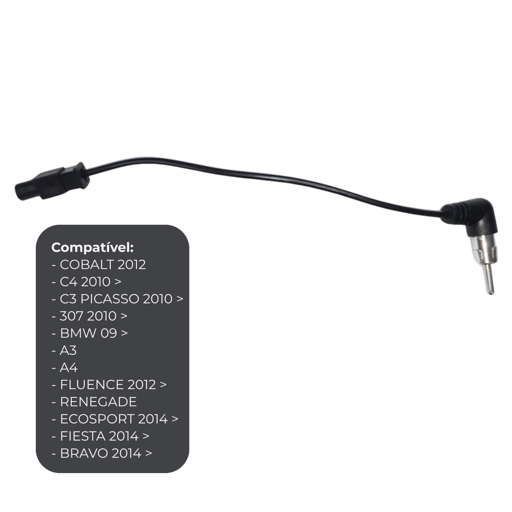 COMP Kit Multimídia RS-506BR Onix 12/19 + Moldura 7" + Câmera Ré + Chicote + Adaptador Antena
